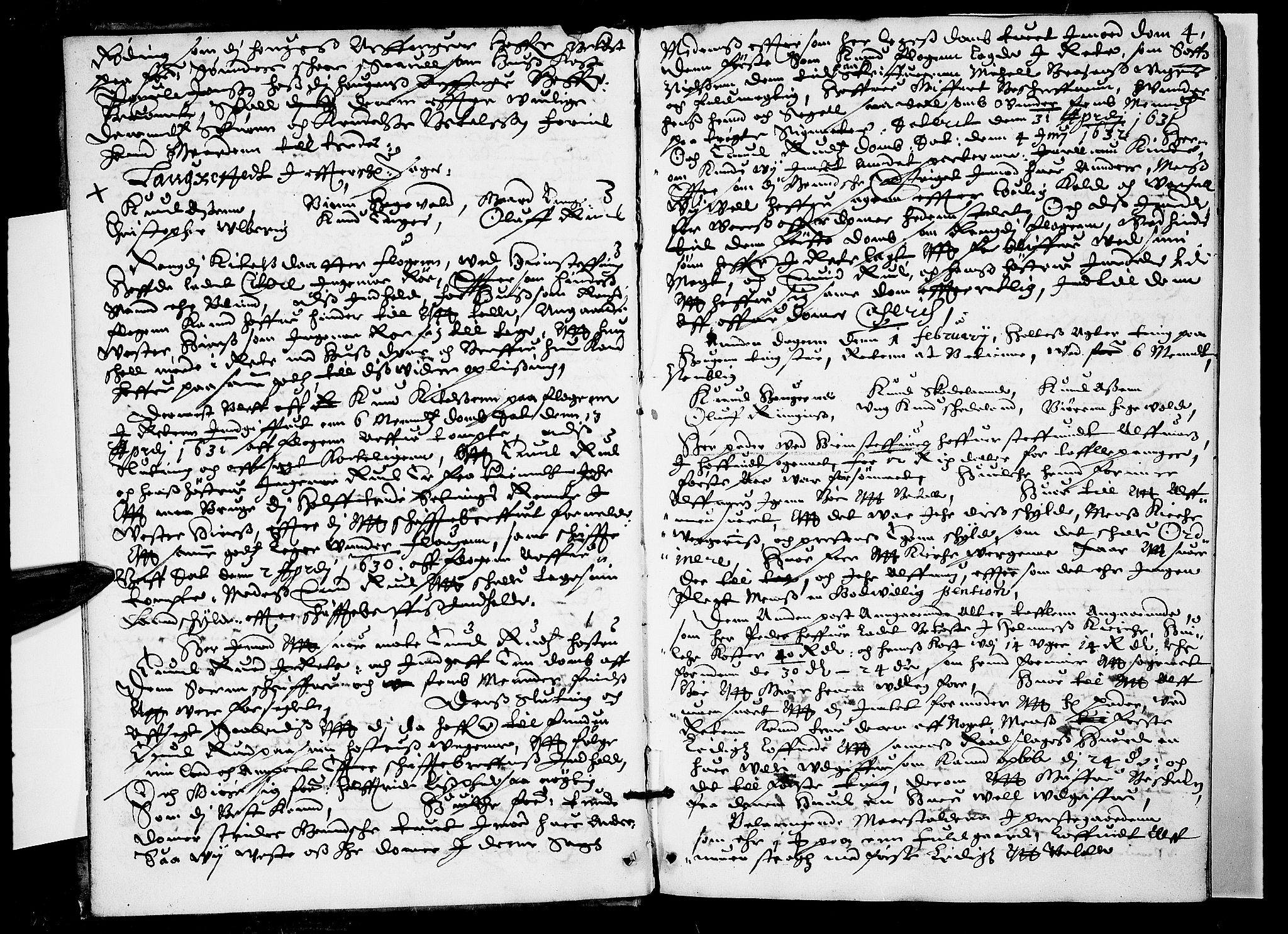 Eiker, Modum og Sigdal sorenskriveri, SAKO/A-123/F/Fa/Faa/L0031: Tingbok, 1665, p. 4