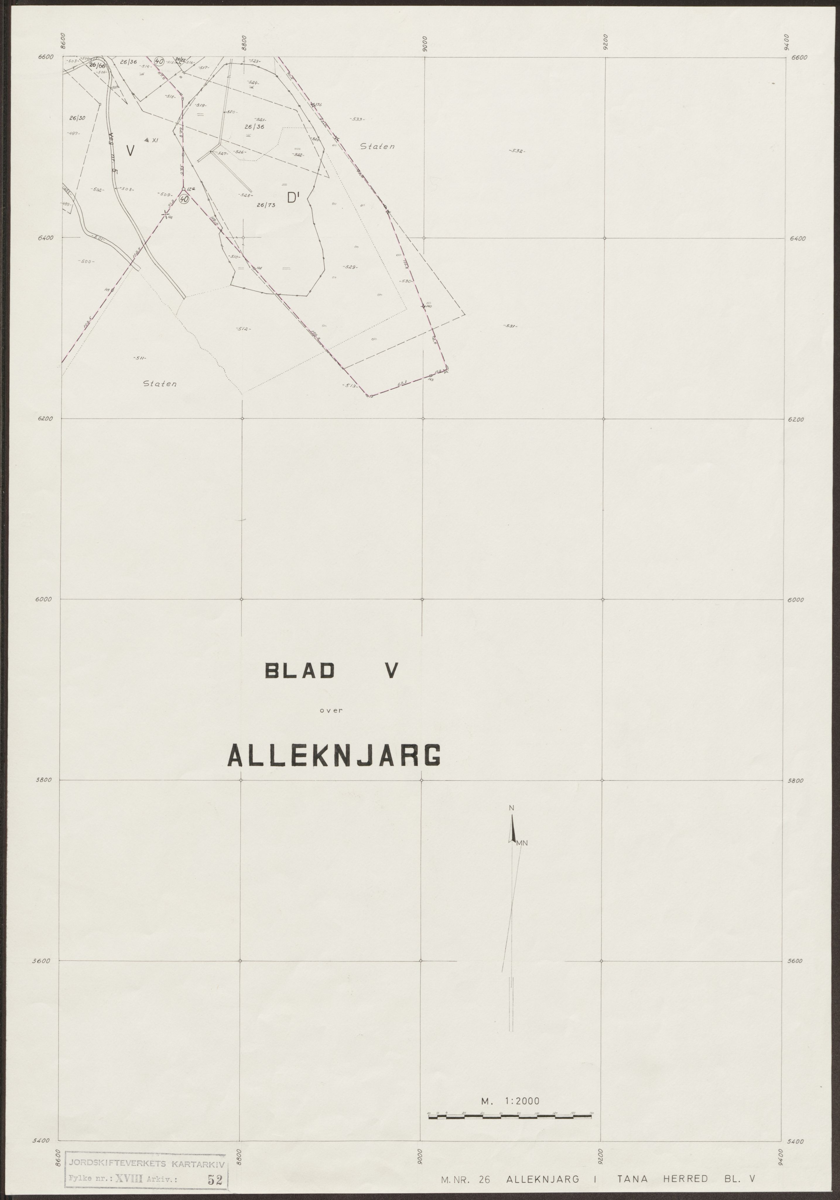Jordskifteverkets kartarkiv, RA/S-3929/T, 1859-1988, p. 107