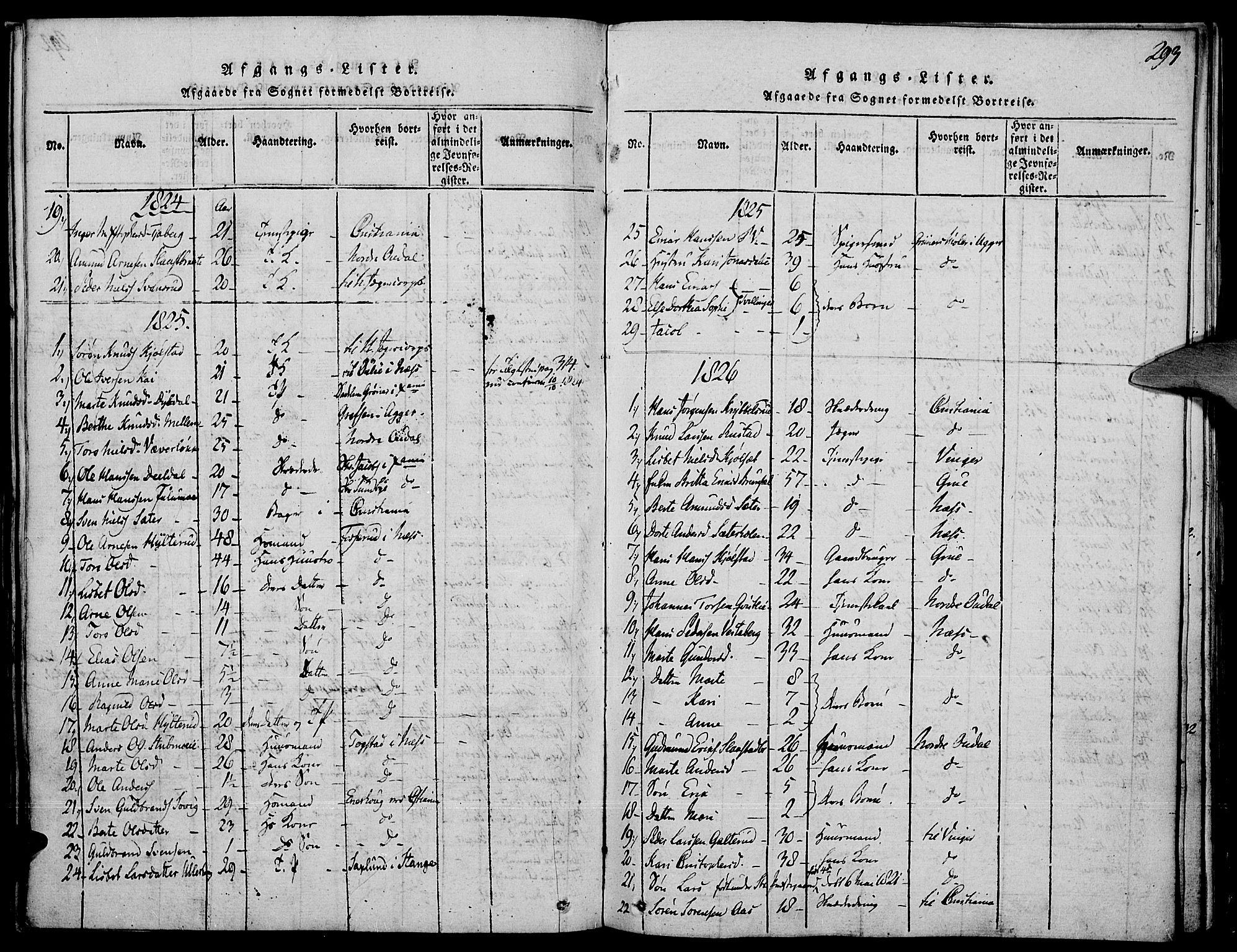 Strøm-Odalen prestekontor, SAH/PREST-028/H/Ha/Haa/L0006: Parish register (official) no. 6, 1814-1850, p. 293