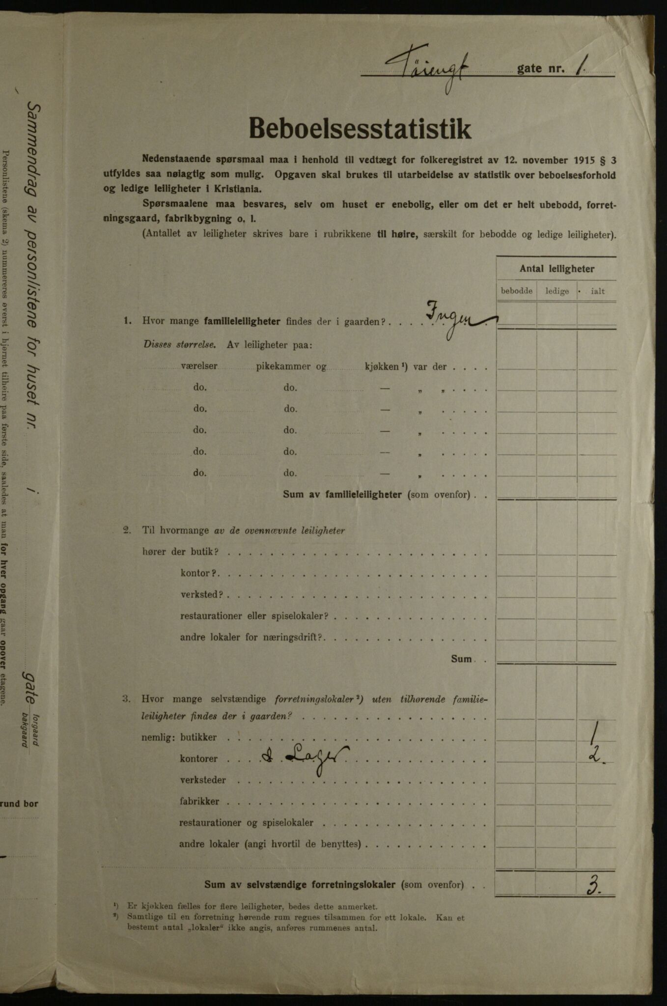 OBA, Municipal Census 1923 for Kristiania, 1923, p. 129560