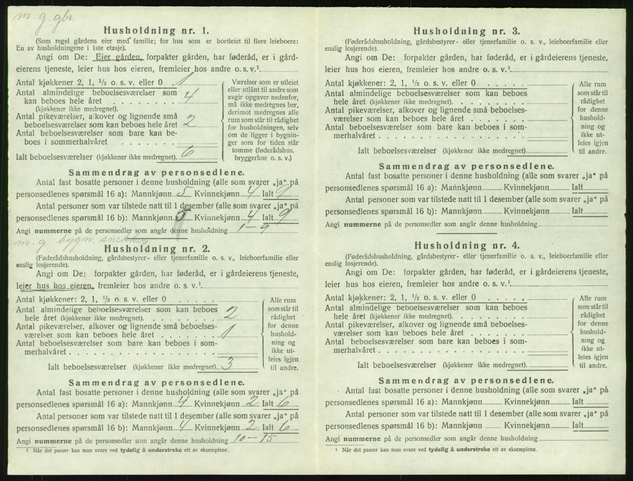 SAT, 1920 census for Surnadal, 1920, p. 920