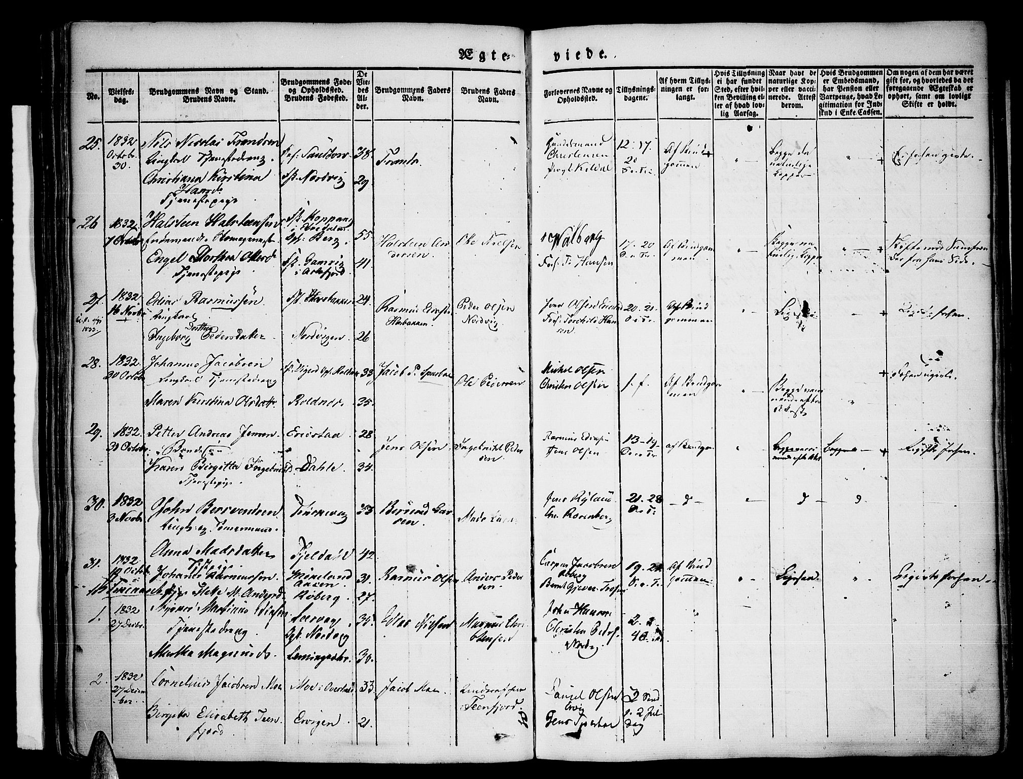 Trondenes sokneprestkontor, AV/SATØ-S-1319/H/Ha/L0007kirke: Parish register (official) no. 7, 1827-1841