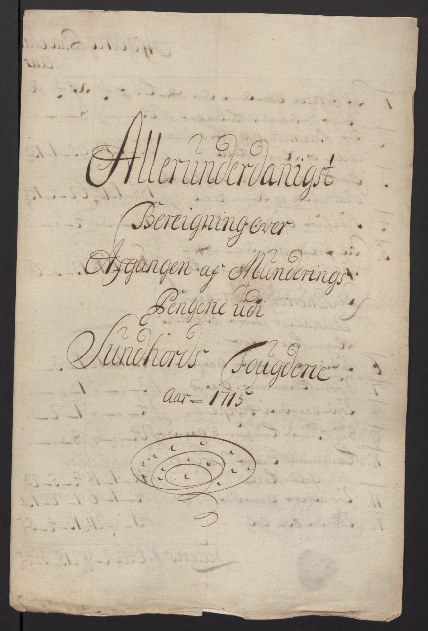 Rentekammeret inntil 1814, Reviderte regnskaper, Fogderegnskap, AV/RA-EA-4092/R48/L2991: Fogderegnskap Sunnhordland og Hardanger, 1715, p. 351