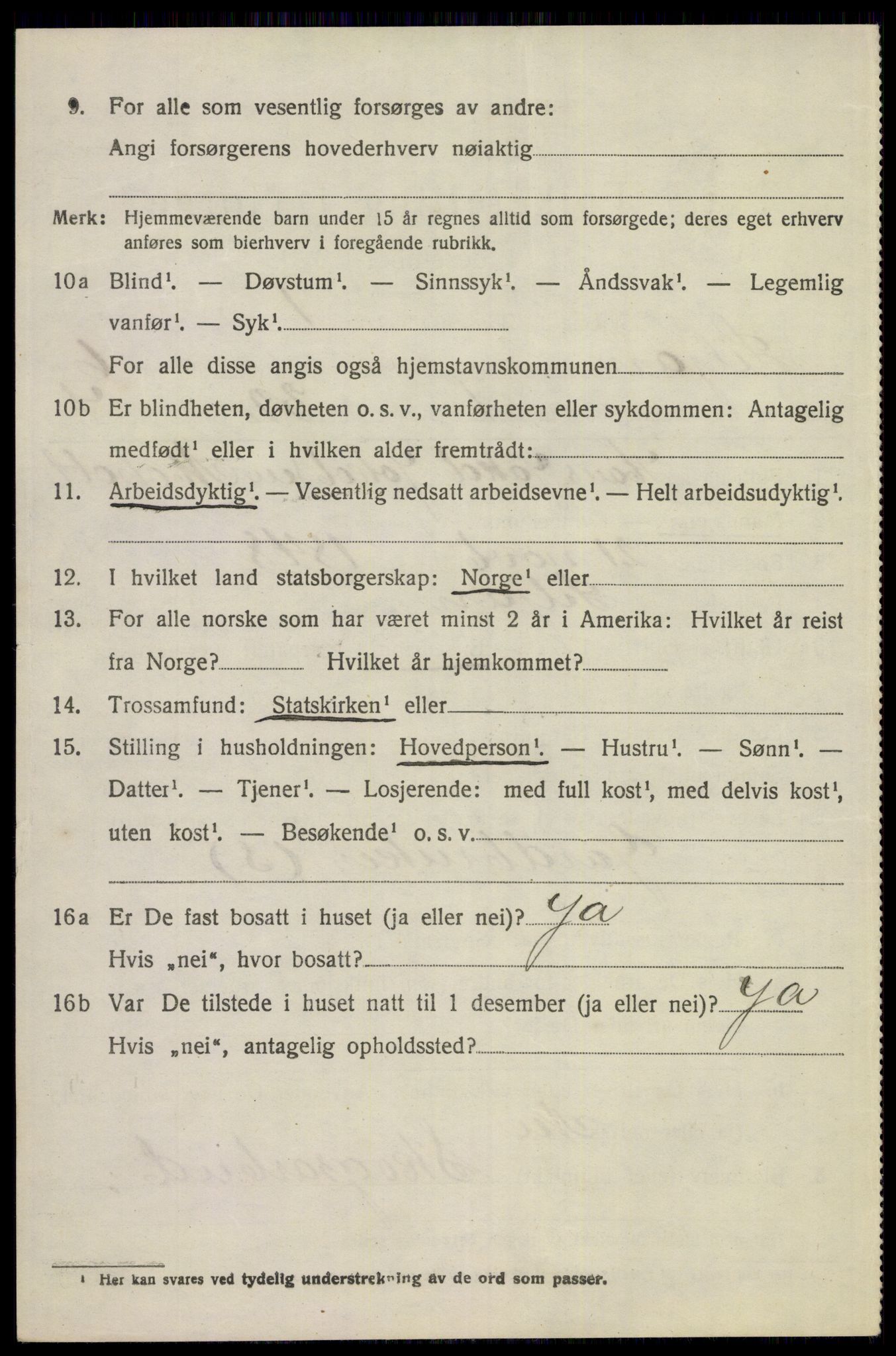 SAKO, 1920 census for Siljan, 1920, p. 2872