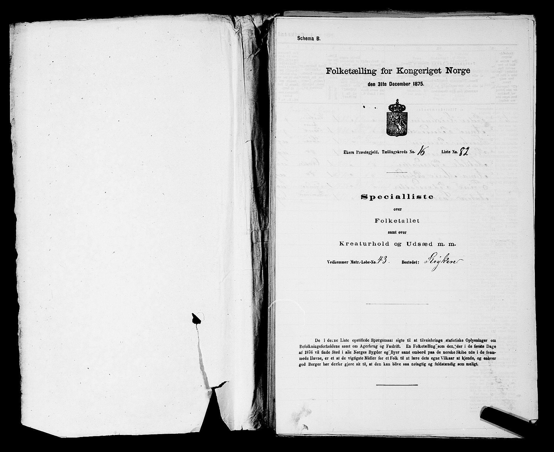 SAKO, 1875 census for 0624P Eiker, 1875, p. 2751