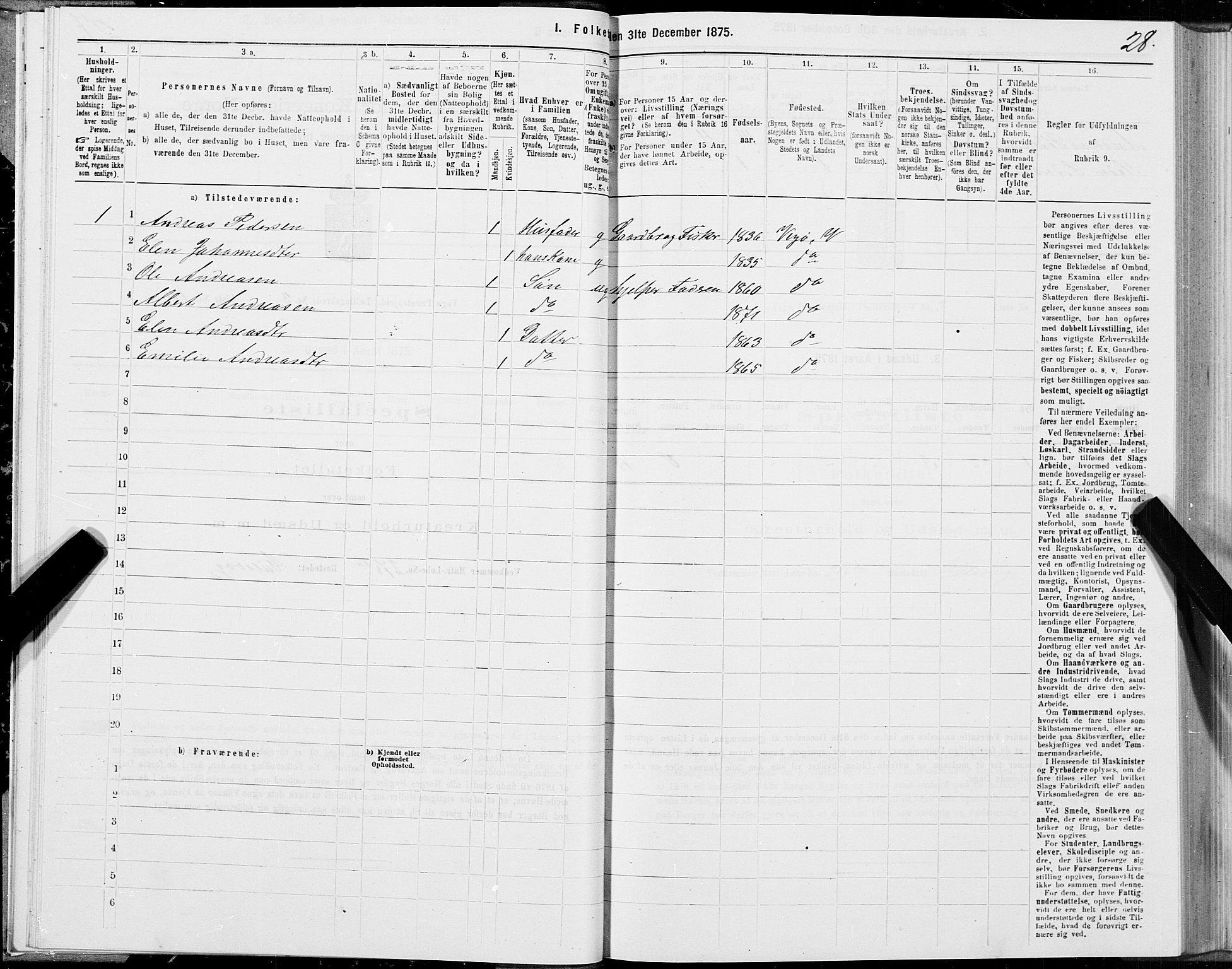 SAT, 1875 census for 1815P Vega, 1875, p. 2028