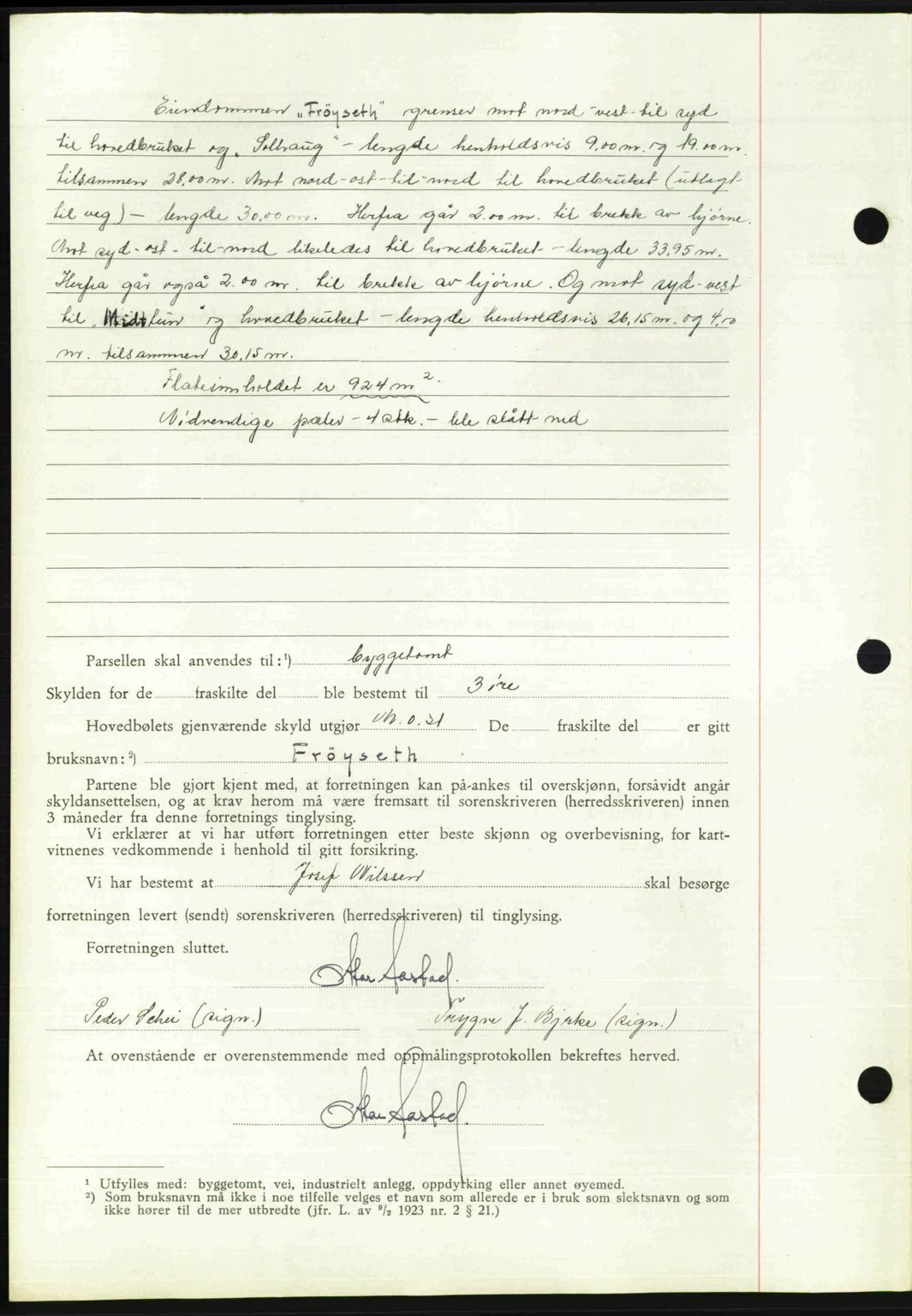 Rakkestad sorenskriveri, AV/SAO-A-10686/G/Gb/Gba/Gbab/L0012a: Mortgage book no. A12 I, 1945-1946, Diary no: : 402/1946