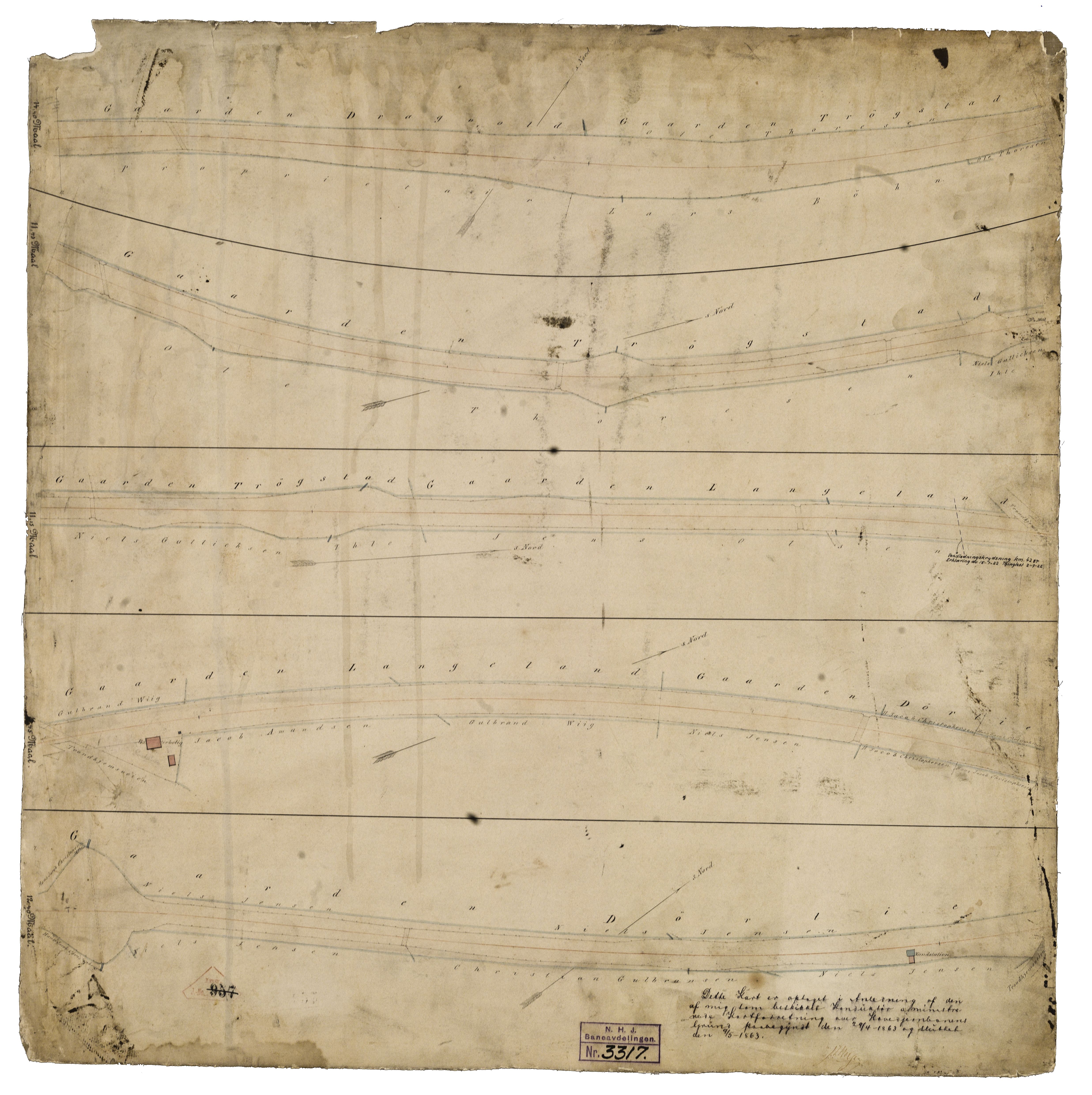 Norges Statsbaner, Baneavdelingen B, AV/RA-S-1619/1/T/Tb/T053ba01, 1863-1904, p. 3