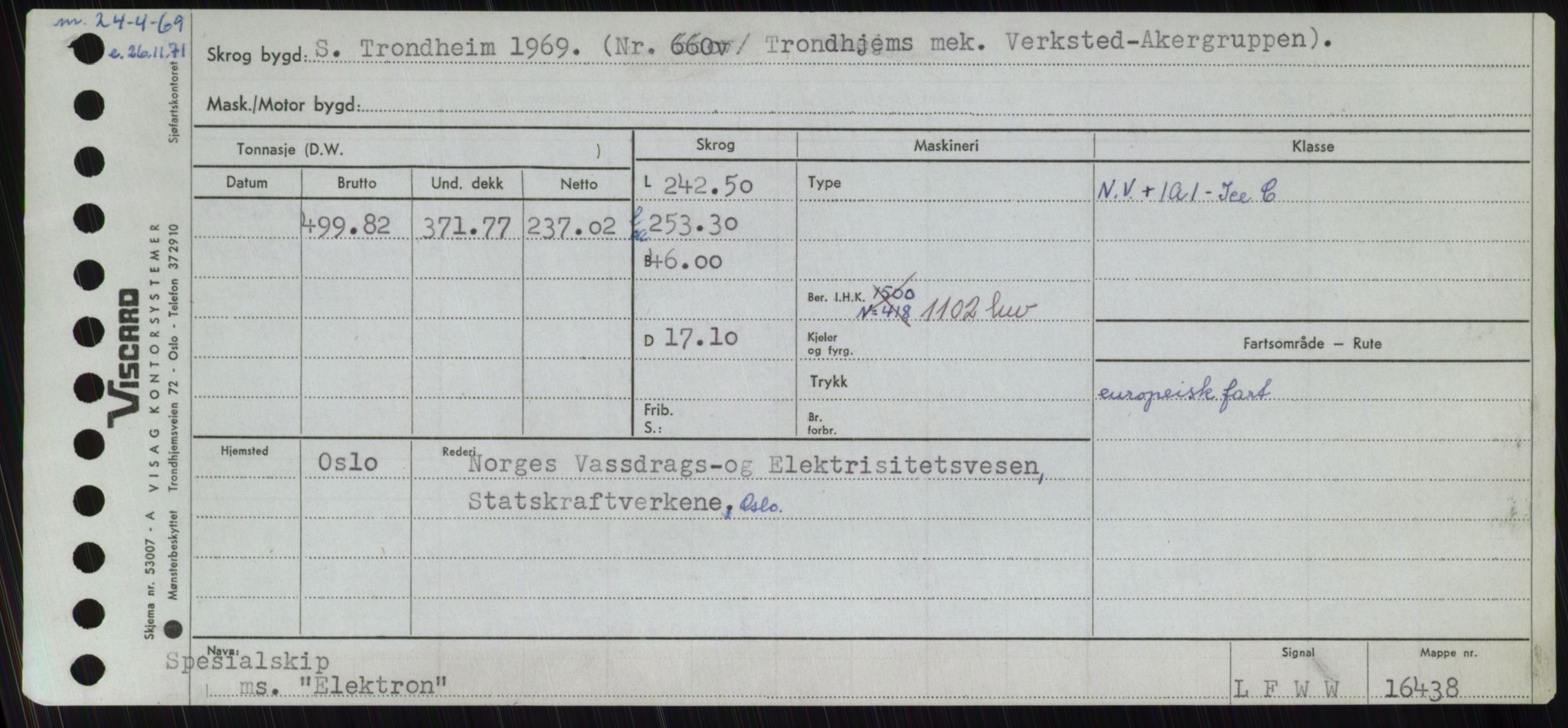 Sjøfartsdirektoratet med forløpere, Skipsmålingen, RA/S-1627/H/Ha/L0002/0001: Fartøy, Eik-Hill / Fartøy, Eik-F, p. 79