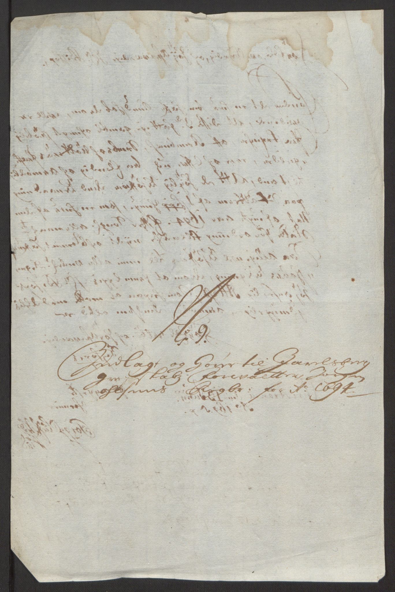 Rentekammeret inntil 1814, Reviderte regnskaper, Fogderegnskap, RA/EA-4092/R32/L1867: Fogderegnskap Jarlsberg grevskap, 1694-1696, p. 129