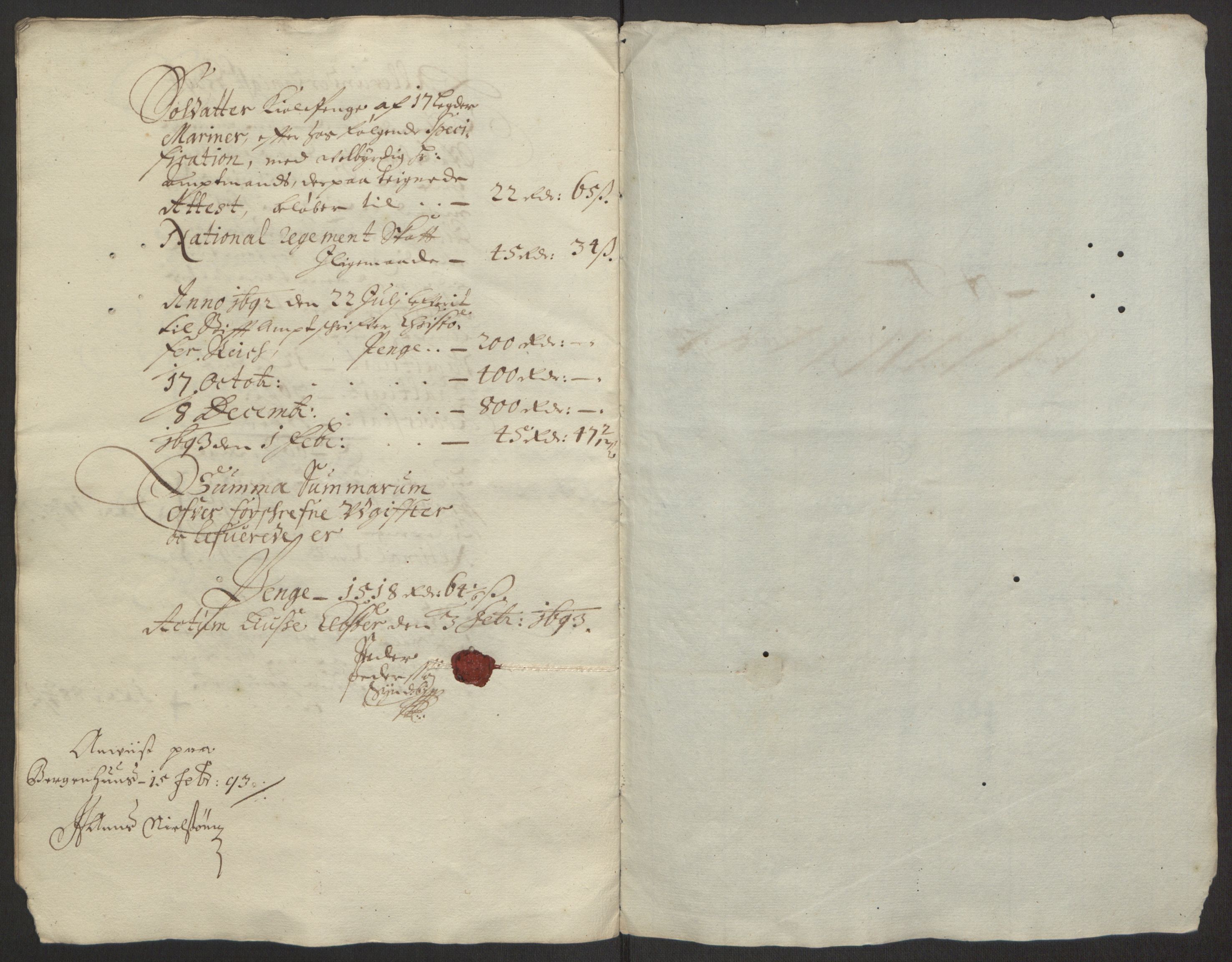 Rentekammeret inntil 1814, Reviderte regnskaper, Fogderegnskap, AV/RA-EA-4092/R50/L3159: Fogderegnskap Lyse kloster, 1691-1709, p. 13