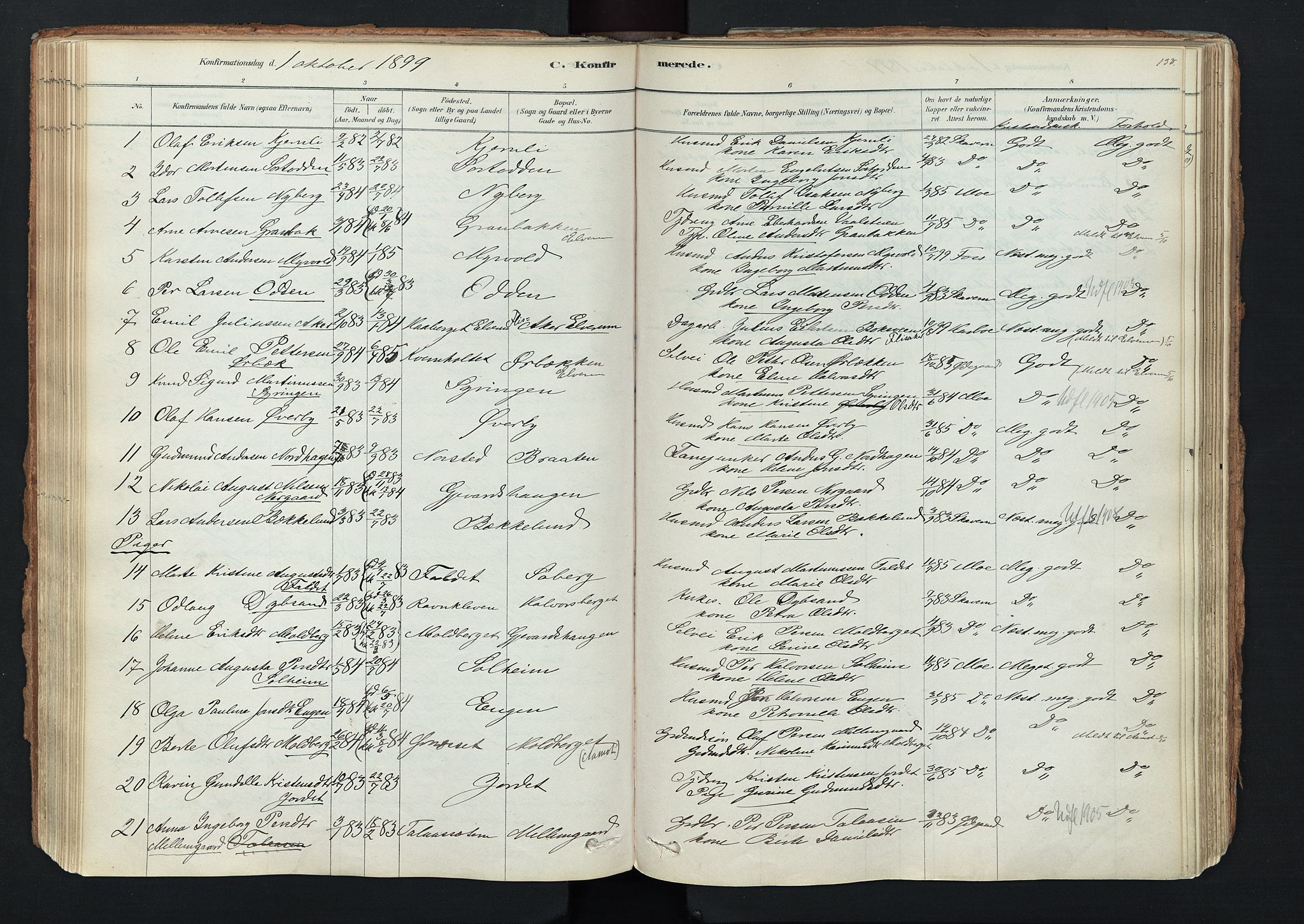 Trysil prestekontor, AV/SAH-PREST-046/H/Ha/Haa/L0011: Parish register (official) no. 11, 1878-1912, p. 138