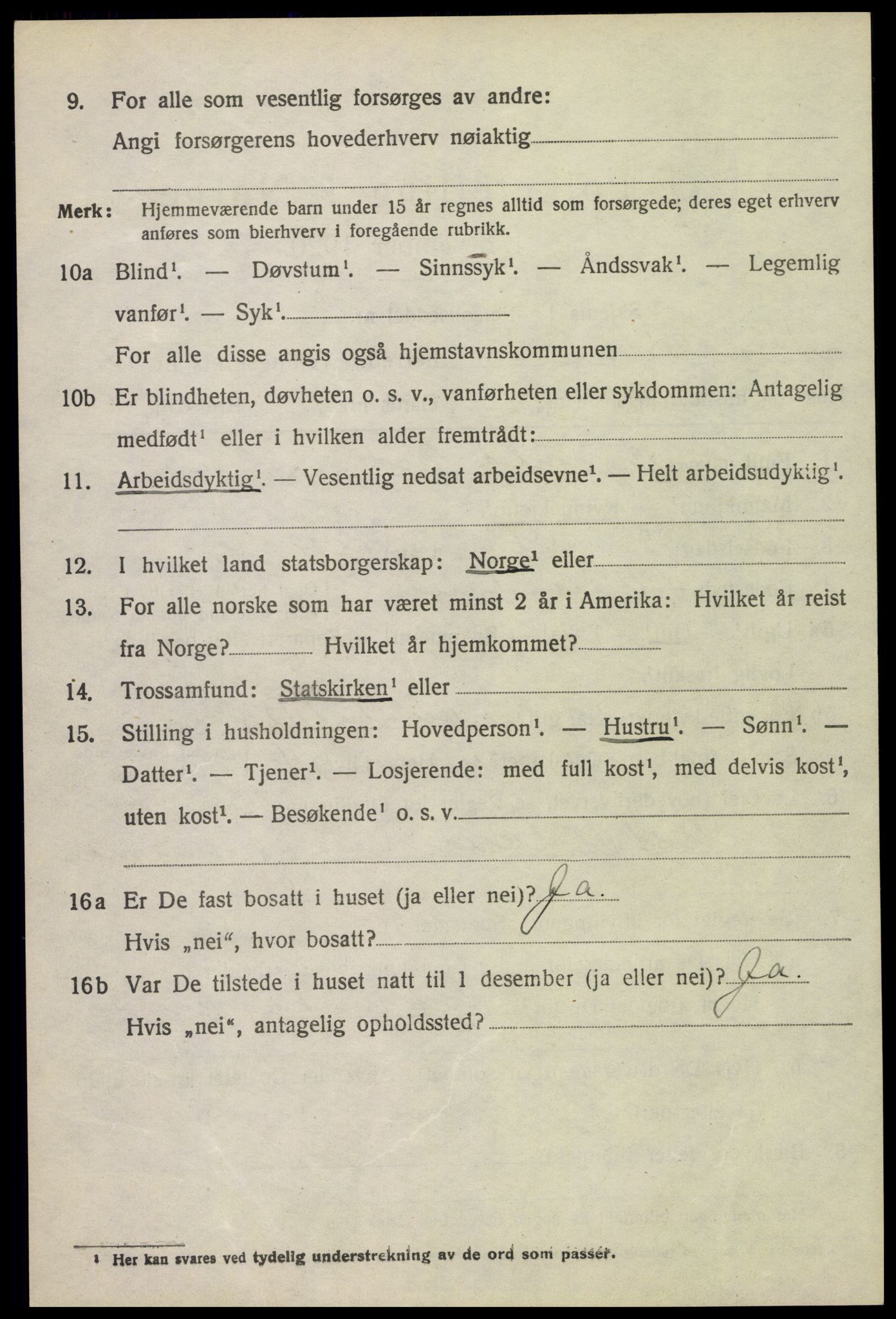 SAH, 1920 census for Nord-Odal, 1920, p. 7100