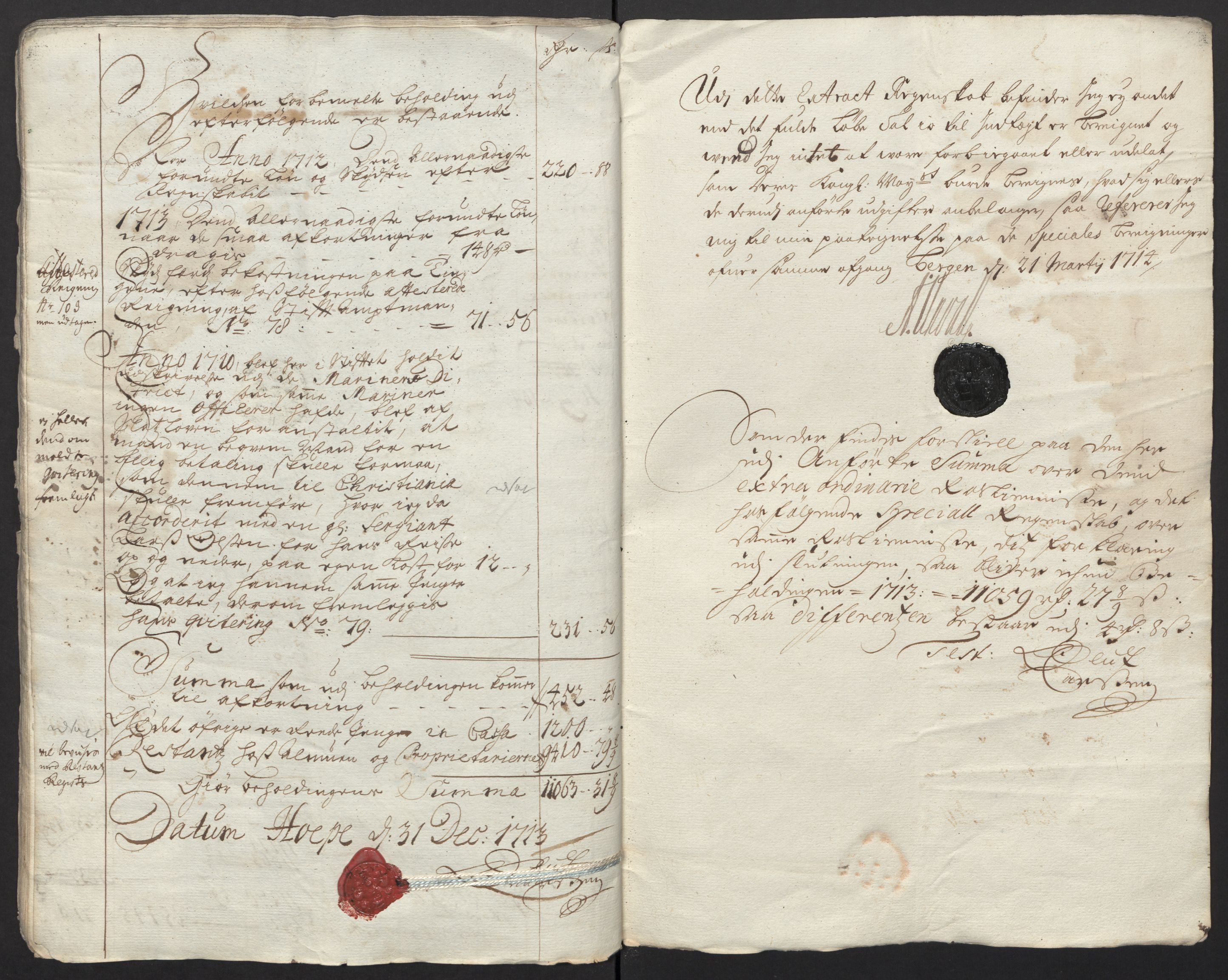 Rentekammeret inntil 1814, Reviderte regnskaper, Fogderegnskap, AV/RA-EA-4092/R48/L2989: Fogderegnskap Sunnhordland og Hardanger, 1713, p. 26