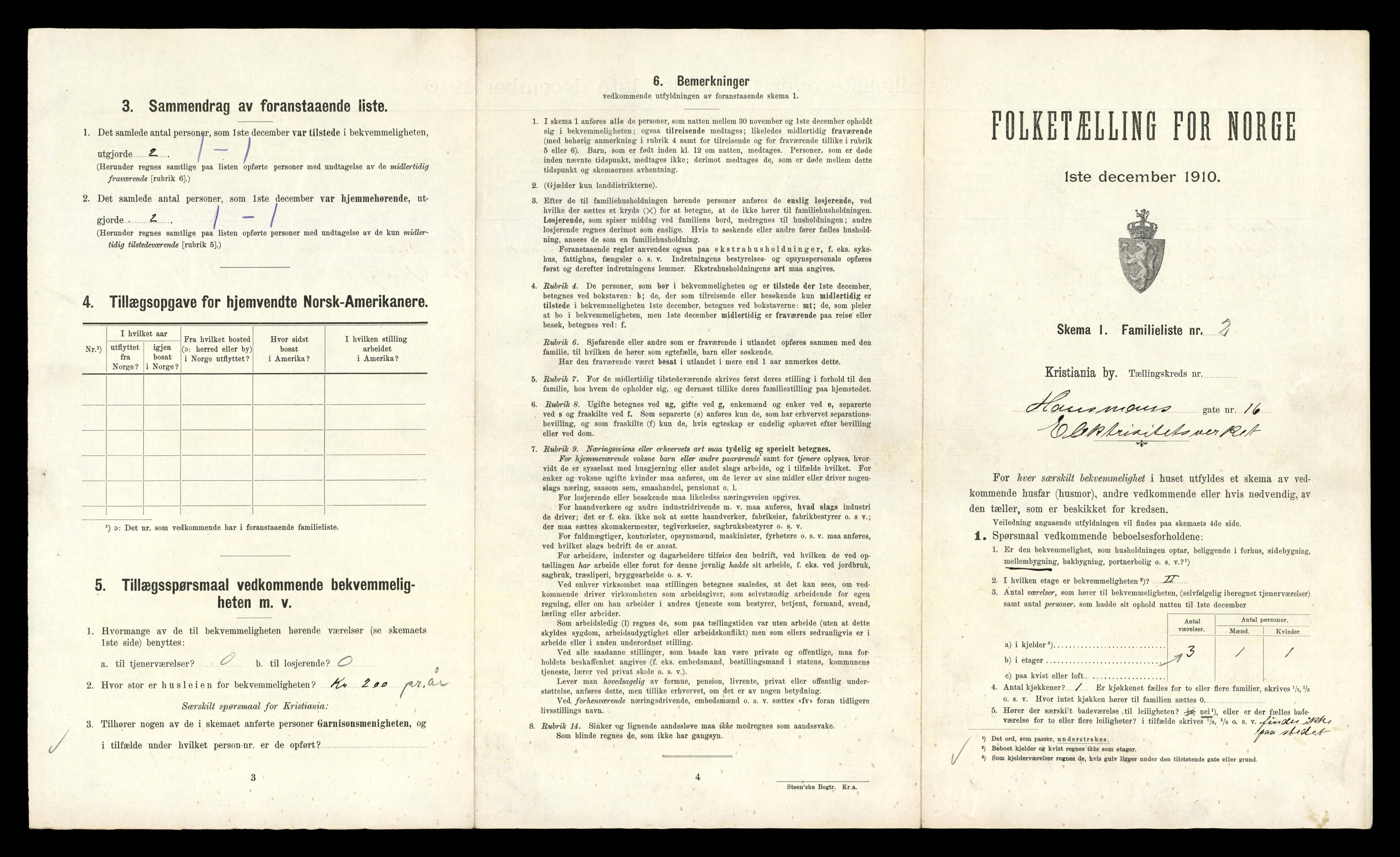 RA, 1910 census for Kristiania, 1910, p. 34435