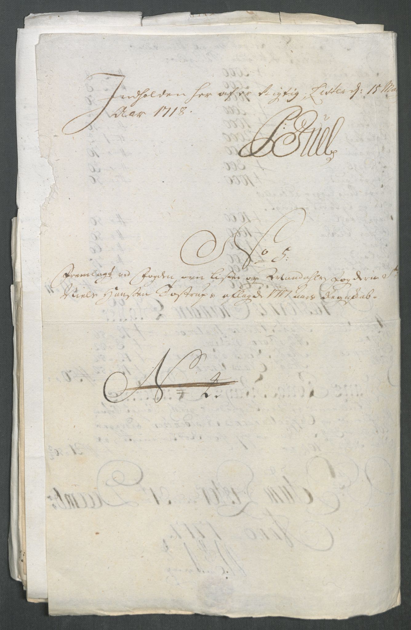 Rentekammeret inntil 1814, Reviderte regnskaper, Fogderegnskap, RA/EA-4092/R43/L2561: Fogderegnskap Lista og Mandal, 1717, p. 69