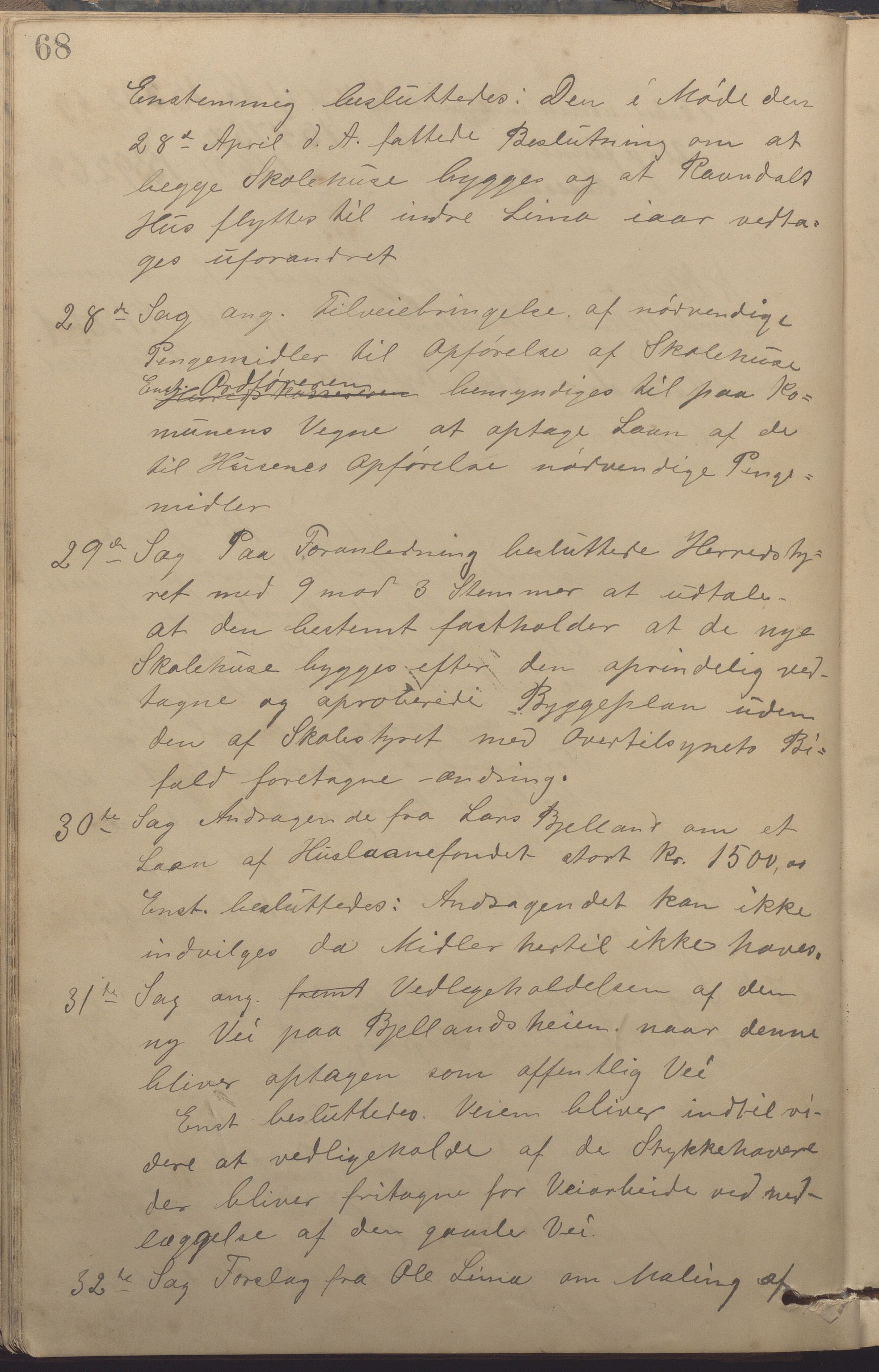 Gjesdal kommune - Formannskapet, IKAR/K-101383/A/Aa/L0003: Møtebok, 1896-1906, p. 68