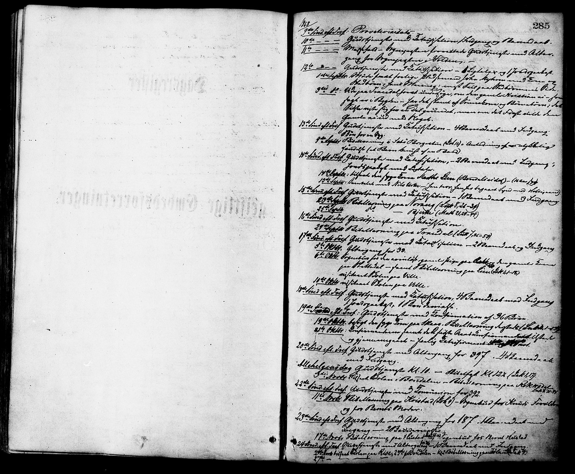Ministerialprotokoller, klokkerbøker og fødselsregistre - Møre og Romsdal, SAT/A-1454/515/L0210: Parish register (official) no. 515A06, 1868-1885, p. 285
