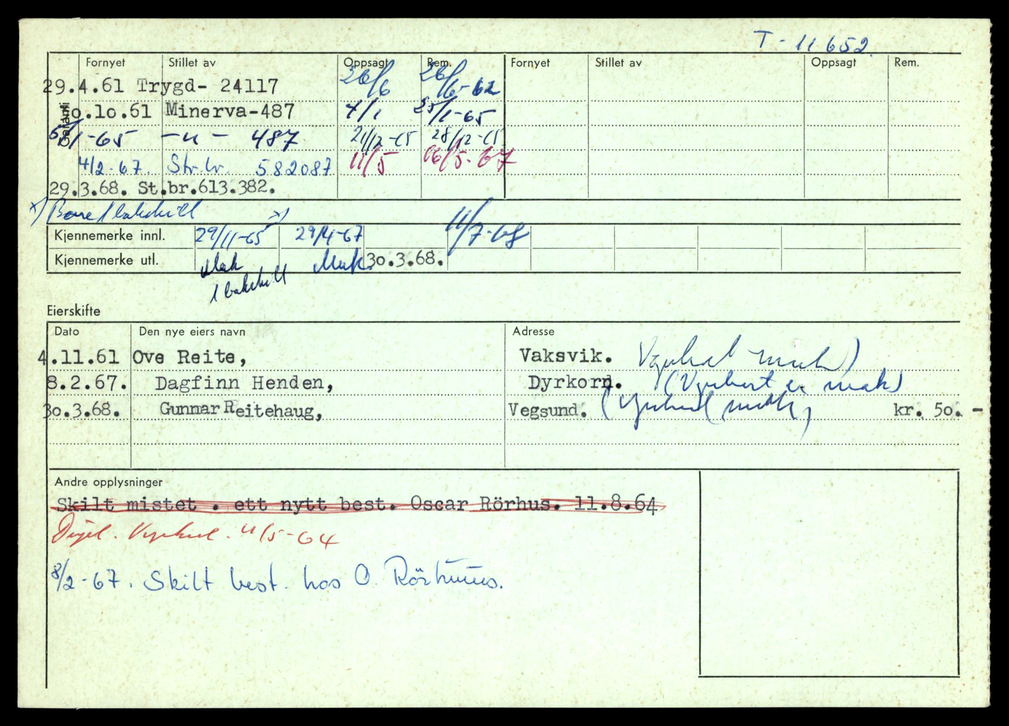 Møre og Romsdal vegkontor - Ålesund trafikkstasjon, AV/SAT-A-4099/F/Fe/L0030: Registreringskort for kjøretøy T 11620 - T 11799, 1927-1998, p. 374