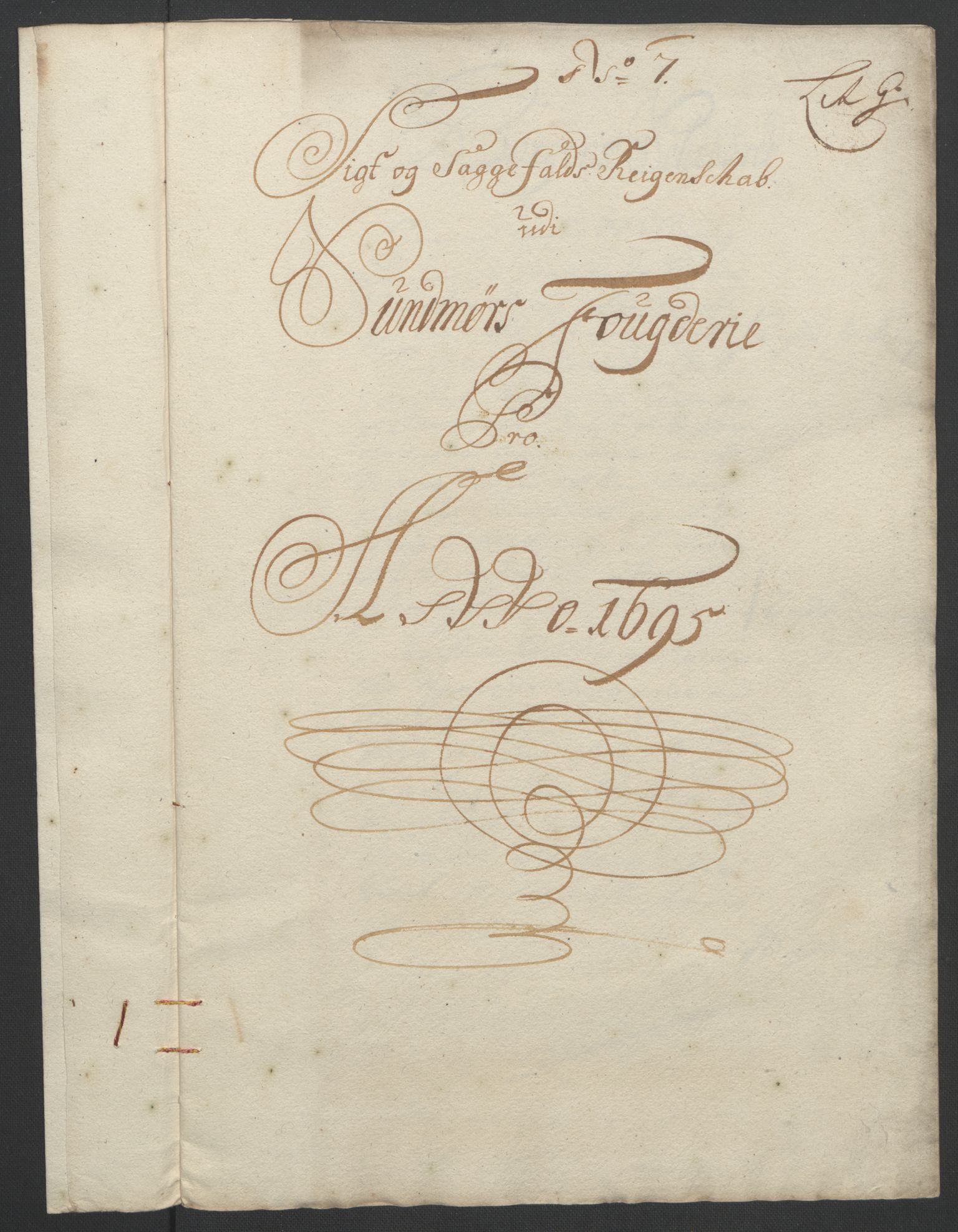 Rentekammeret inntil 1814, Reviderte regnskaper, Fogderegnskap, RA/EA-4092/R54/L3555: Fogderegnskap Sunnmøre, 1694-1695, p. 296