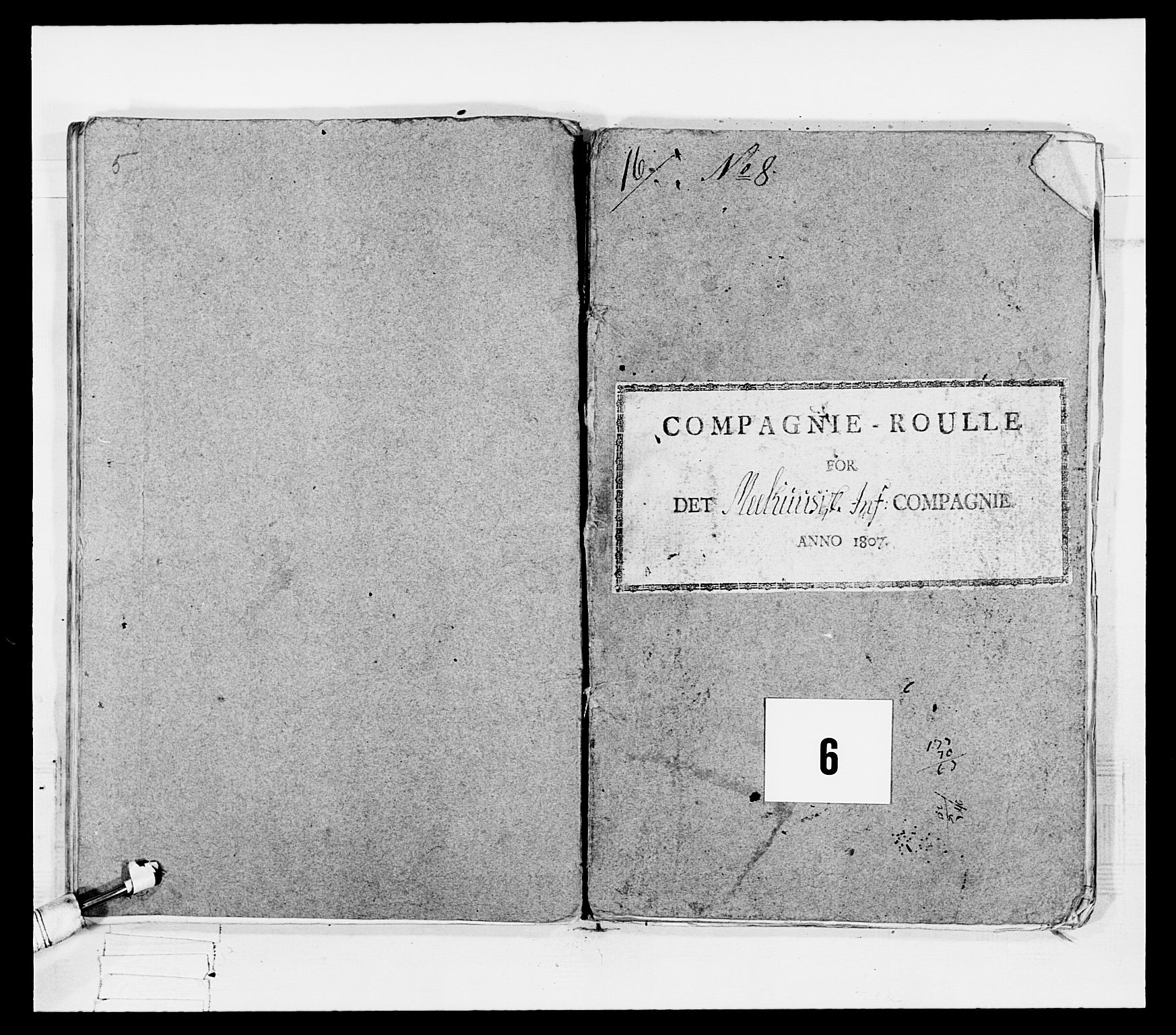 Generalitets- og kommissariatskollegiet, Det kongelige norske kommissariatskollegium, AV/RA-EA-5420/E/Eh/L0075b: 1. Trondheimske nasjonale infanteriregiment, 1807, p. 231