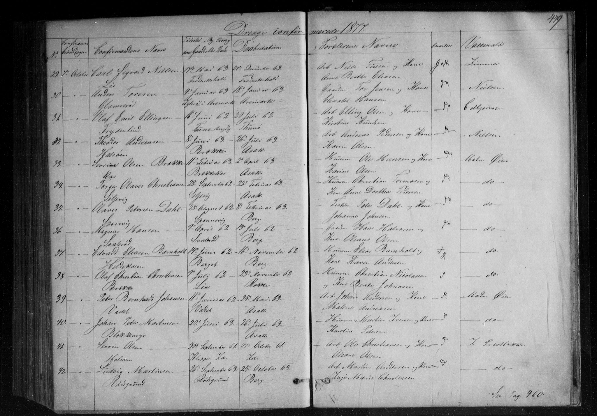 Berg prestekontor Kirkebøker, SAO/A-10902/F/Fa/L0005: Parish register (official) no. I 5, 1861-1877, p. 449