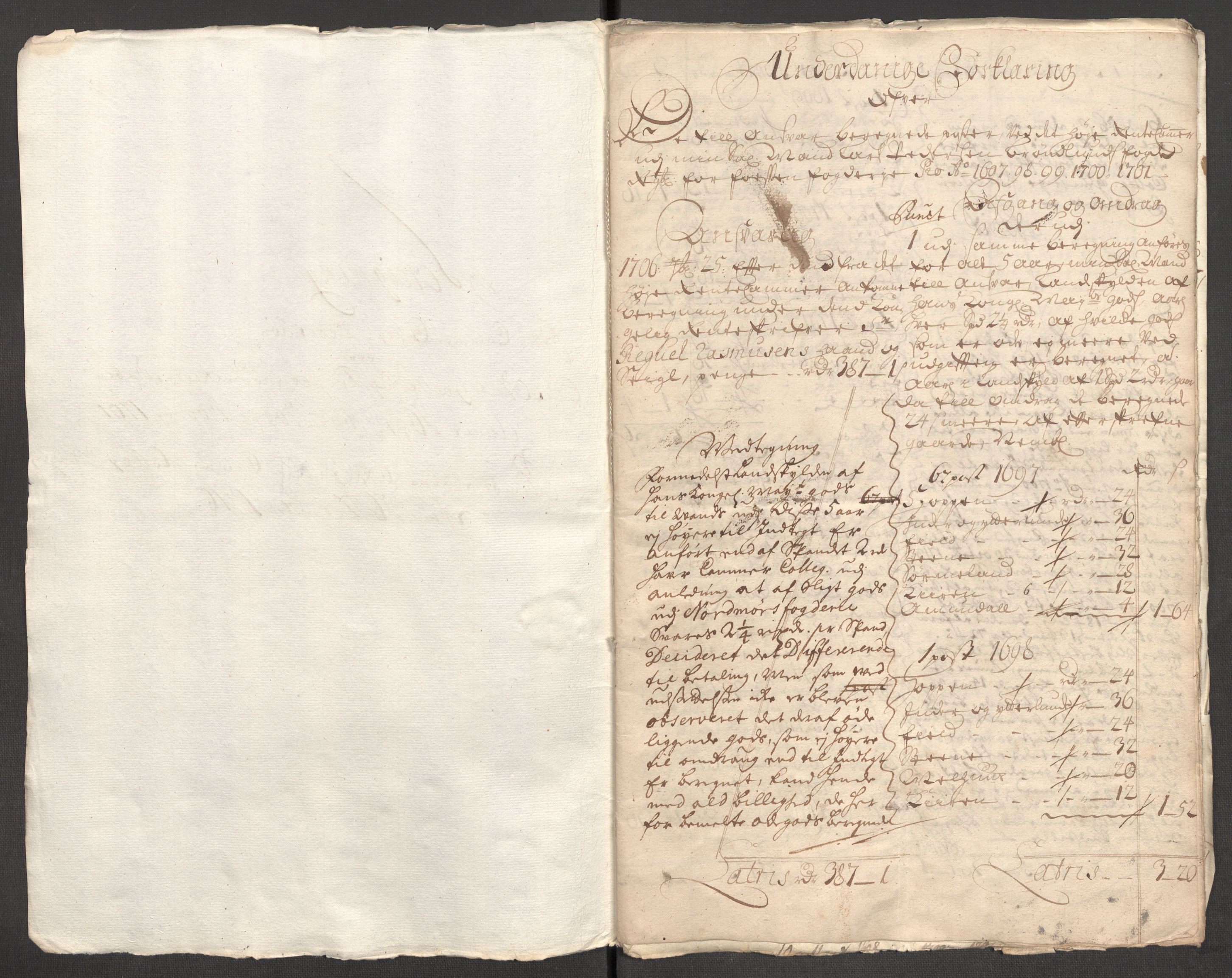 Rentekammeret inntil 1814, Reviderte regnskaper, Fogderegnskap, AV/RA-EA-4092/R57/L3854: Fogderegnskap Fosen, 1700-1701, p. 437