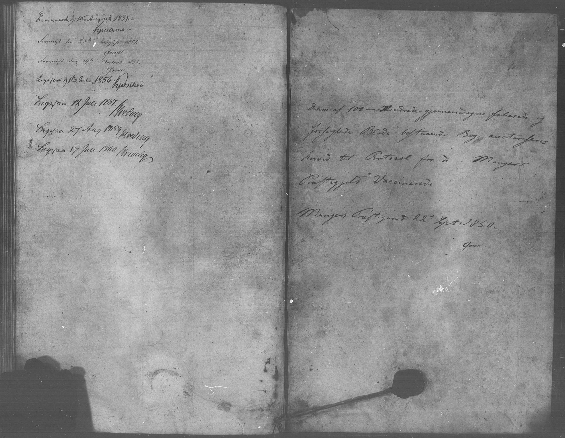 Manger sokneprestembete, SAB/A-76801/H/Haa: Parish register (official) no. A 10, 1844-1859