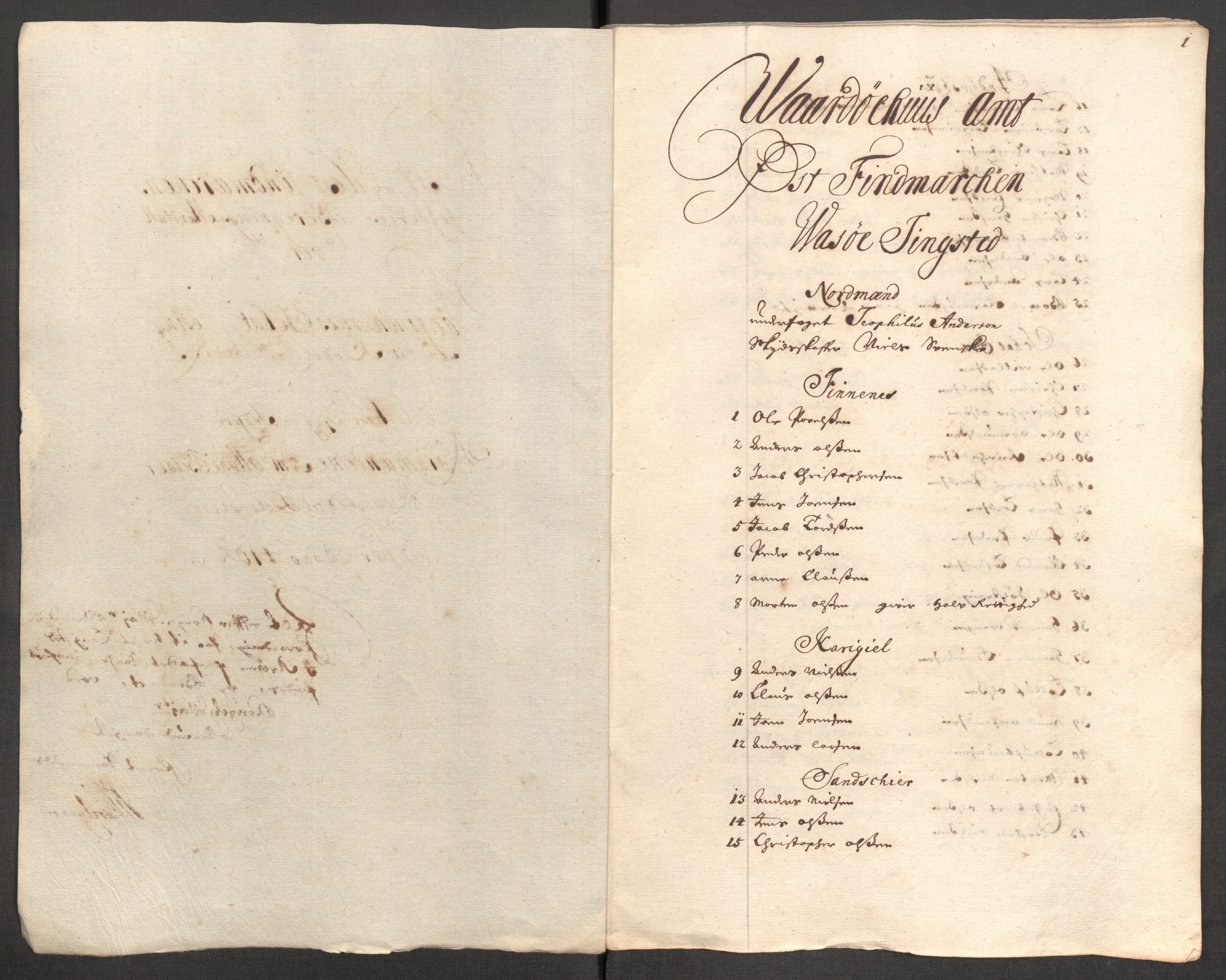 Rentekammeret inntil 1814, Reviderte regnskaper, Fogderegnskap, AV/RA-EA-4092/R69/L4854: Fogderegnskap Finnmark/Vardøhus, 1707-1708, p. 128