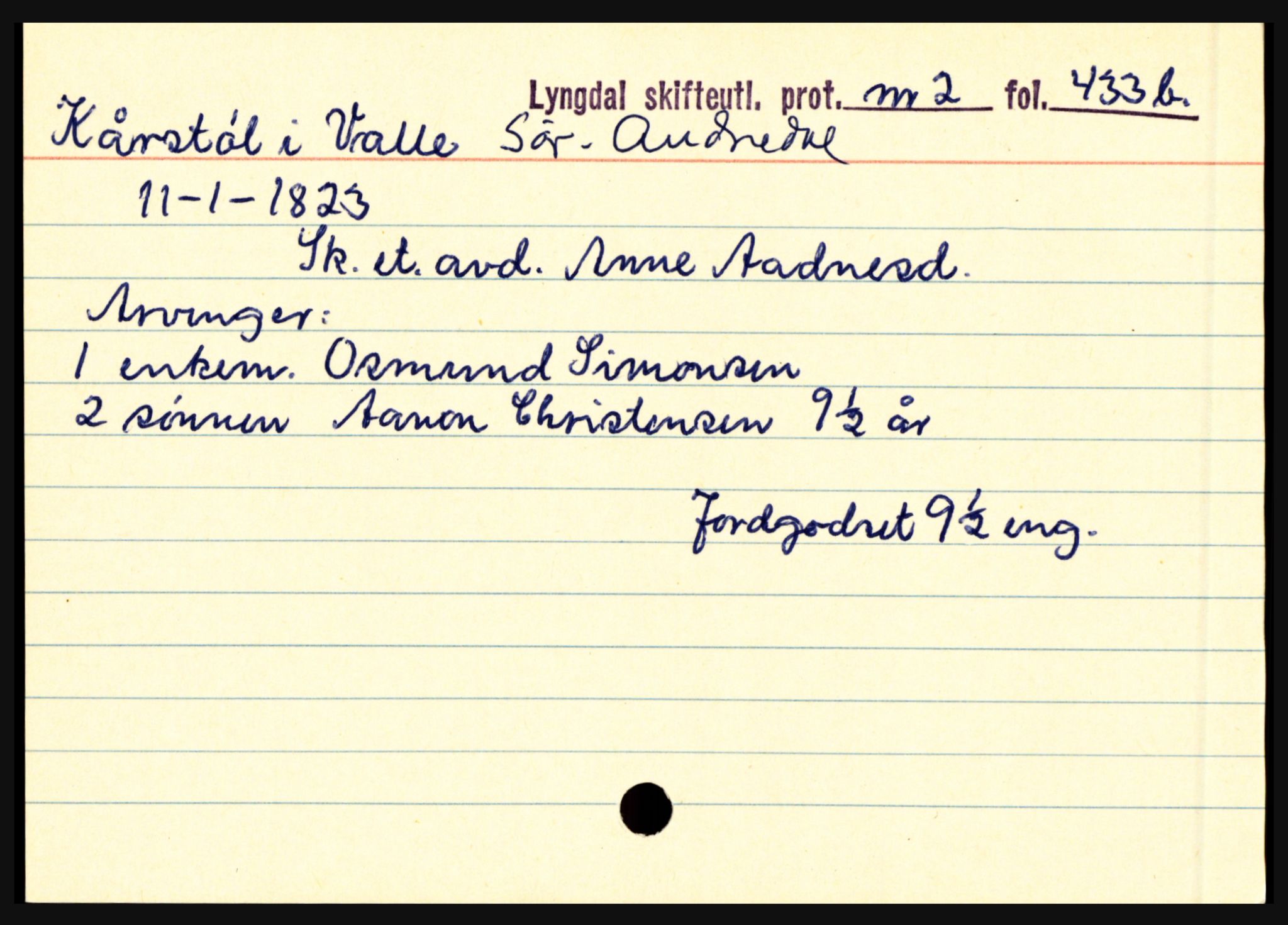 Lyngdal sorenskriveri, SAK/1221-0004/H, p. 6599