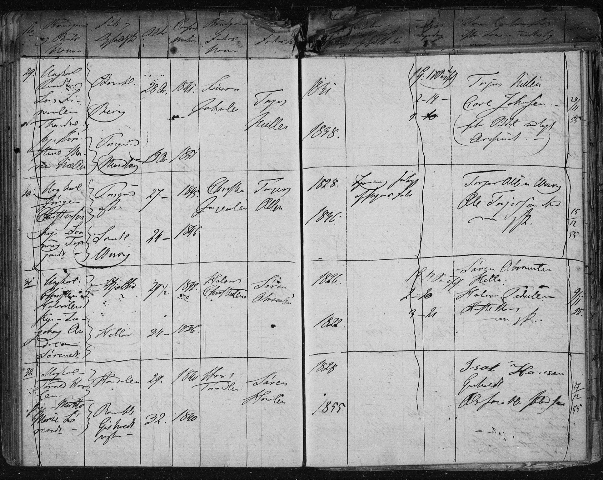 Solum kirkebøker, SAKO/A-306/H/Ha/L0001: Banns register no. I 1, 1846-1879