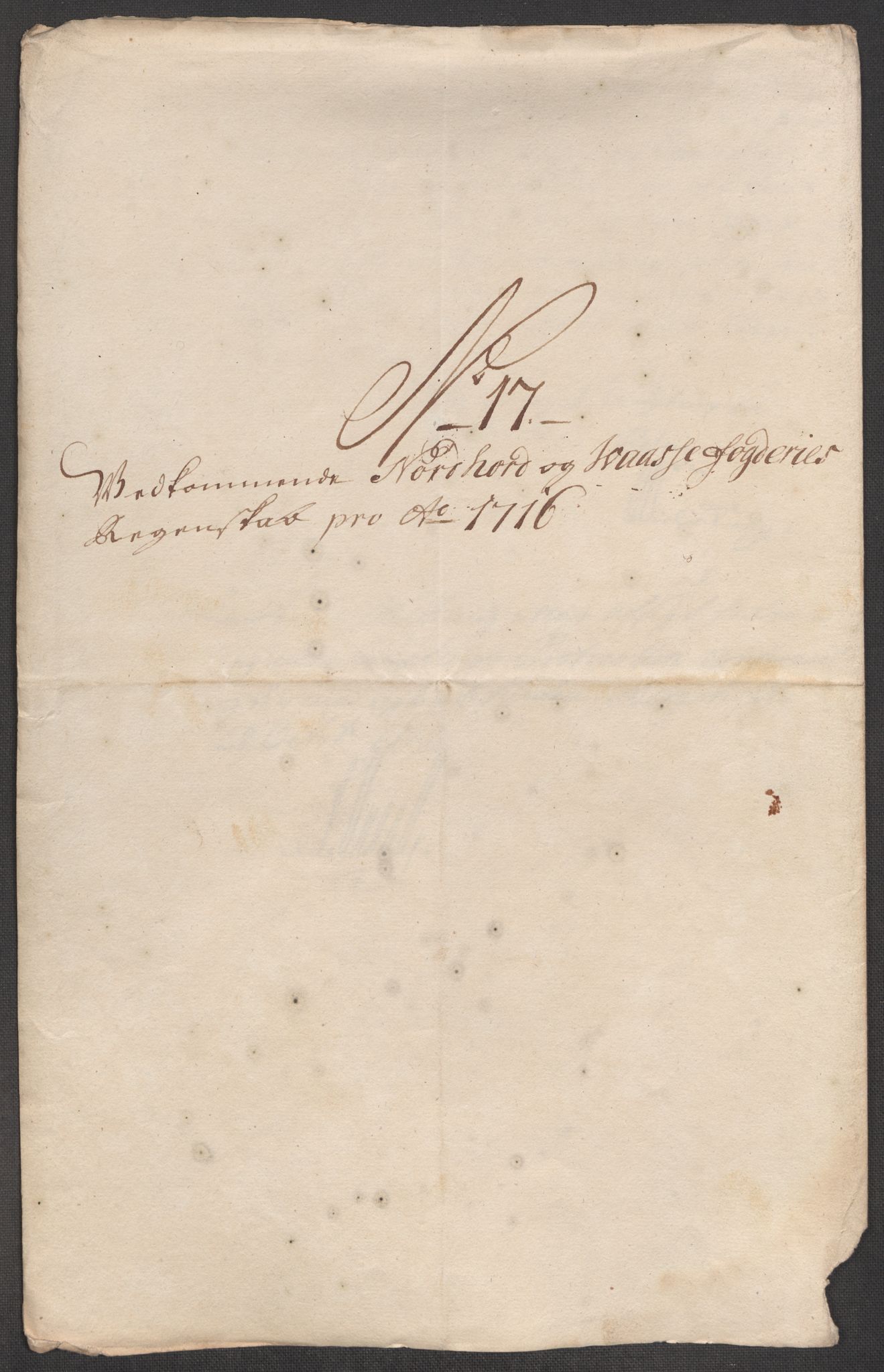 Rentekammeret inntil 1814, Reviderte regnskaper, Fogderegnskap, AV/RA-EA-4092/R51/L3199: Fogderegnskap Nordhordland og Voss, 1716, p. 133