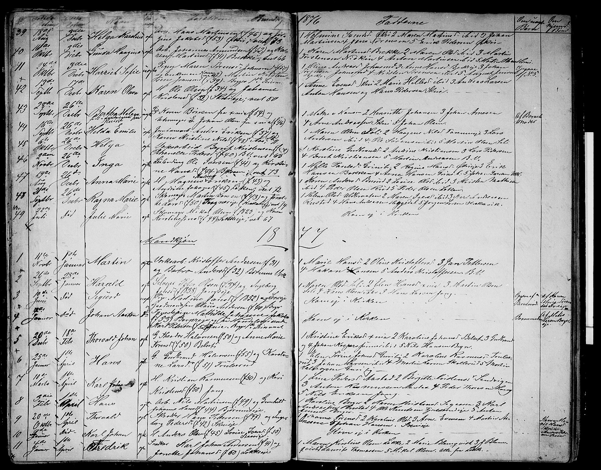Asker prestekontor Kirkebøker, AV/SAO-A-10256a/G/Gb/L0003: Parish register (copy) no. II 3, 1875-1889