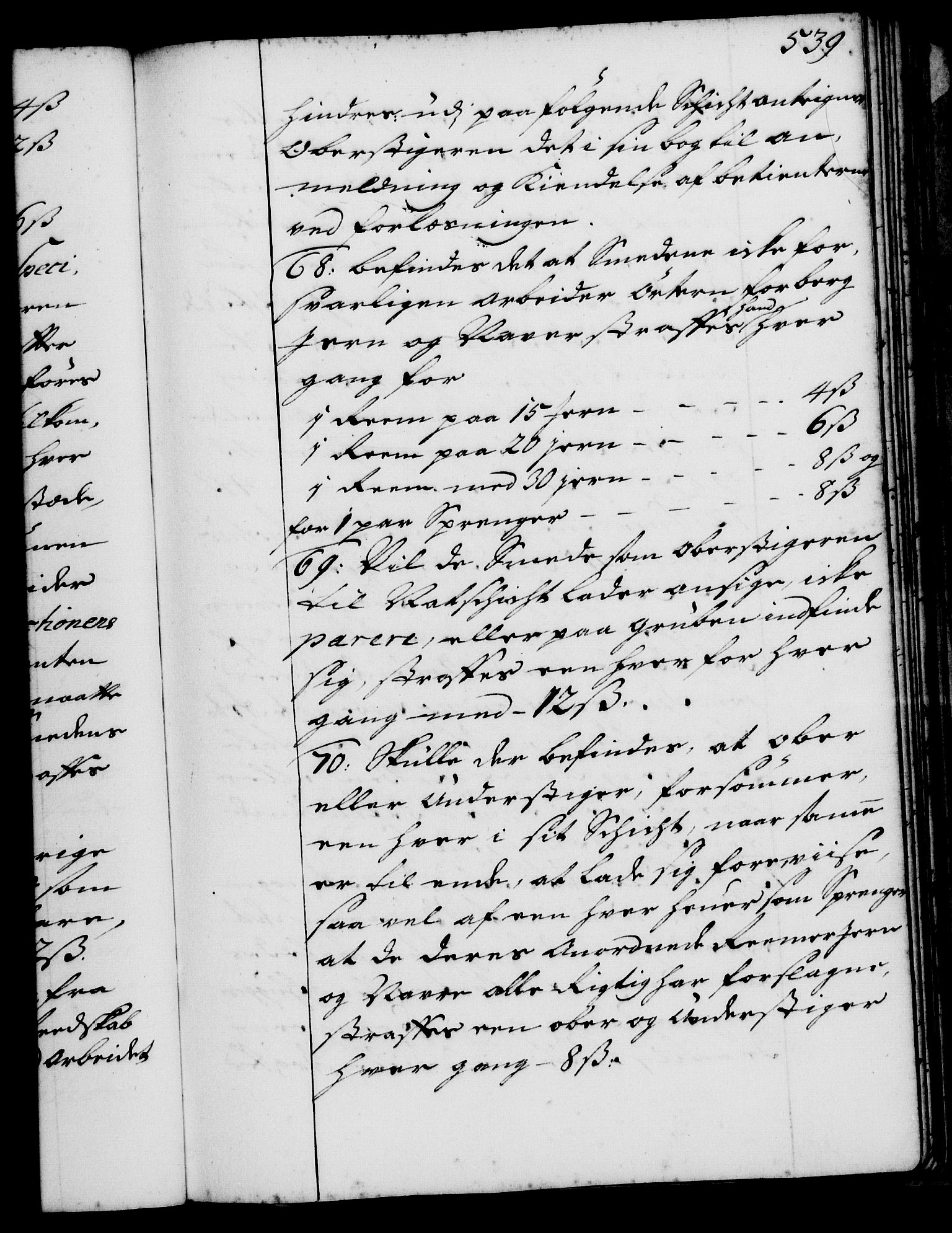 Rentekammeret, Kammerkanselliet, AV/RA-EA-3111/G/Gg/Ggi/L0001: Norsk instruksjonsprotokoll med register (merket RK 53.34), 1720-1729, p. 539