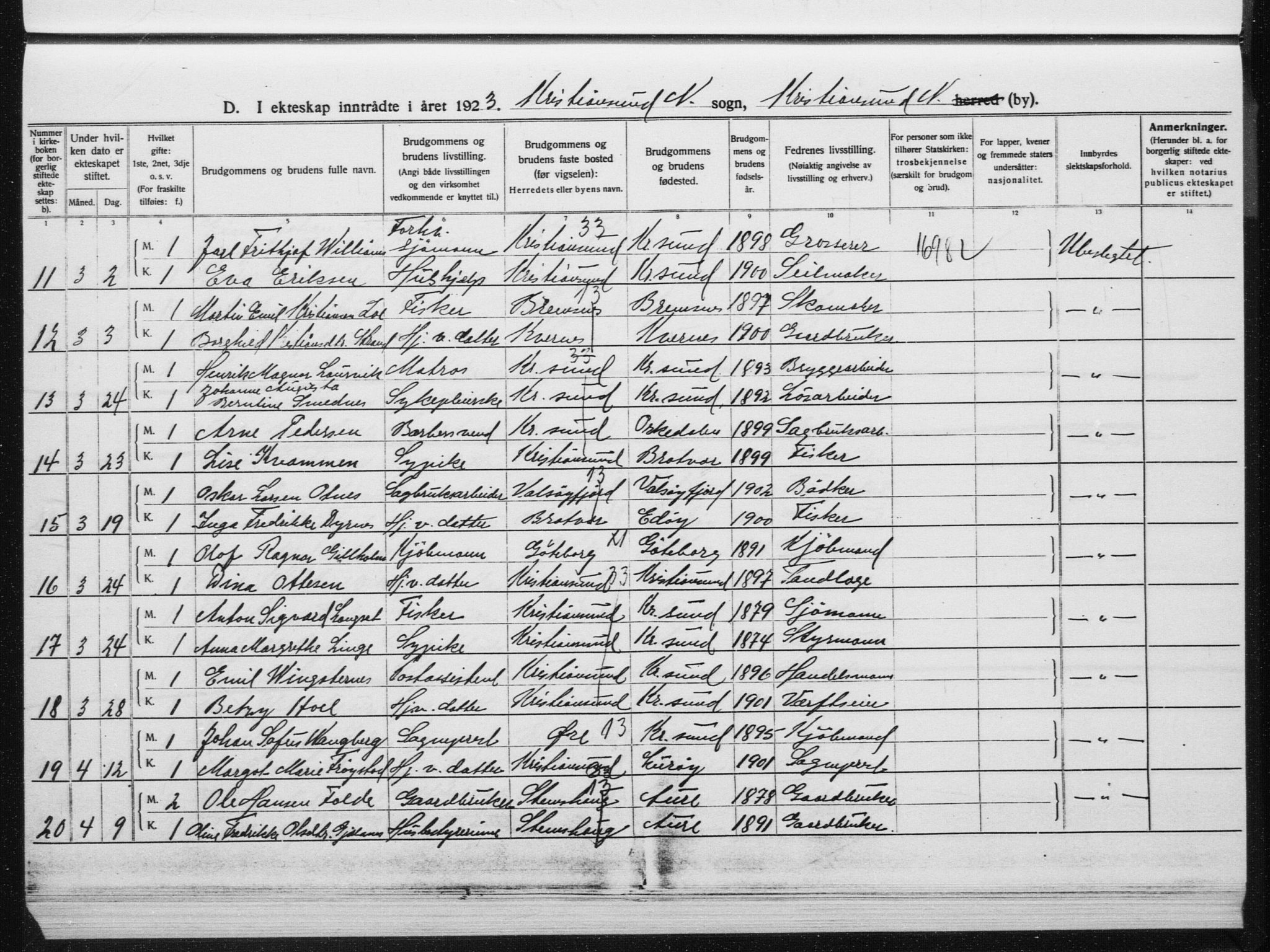 Ministerialprotokoller, klokkerbøker og fødselsregistre - Møre og Romsdal, AV/SAT-A-1454/572/L0862: Parish register (official) no. 572D06, 1917-1935