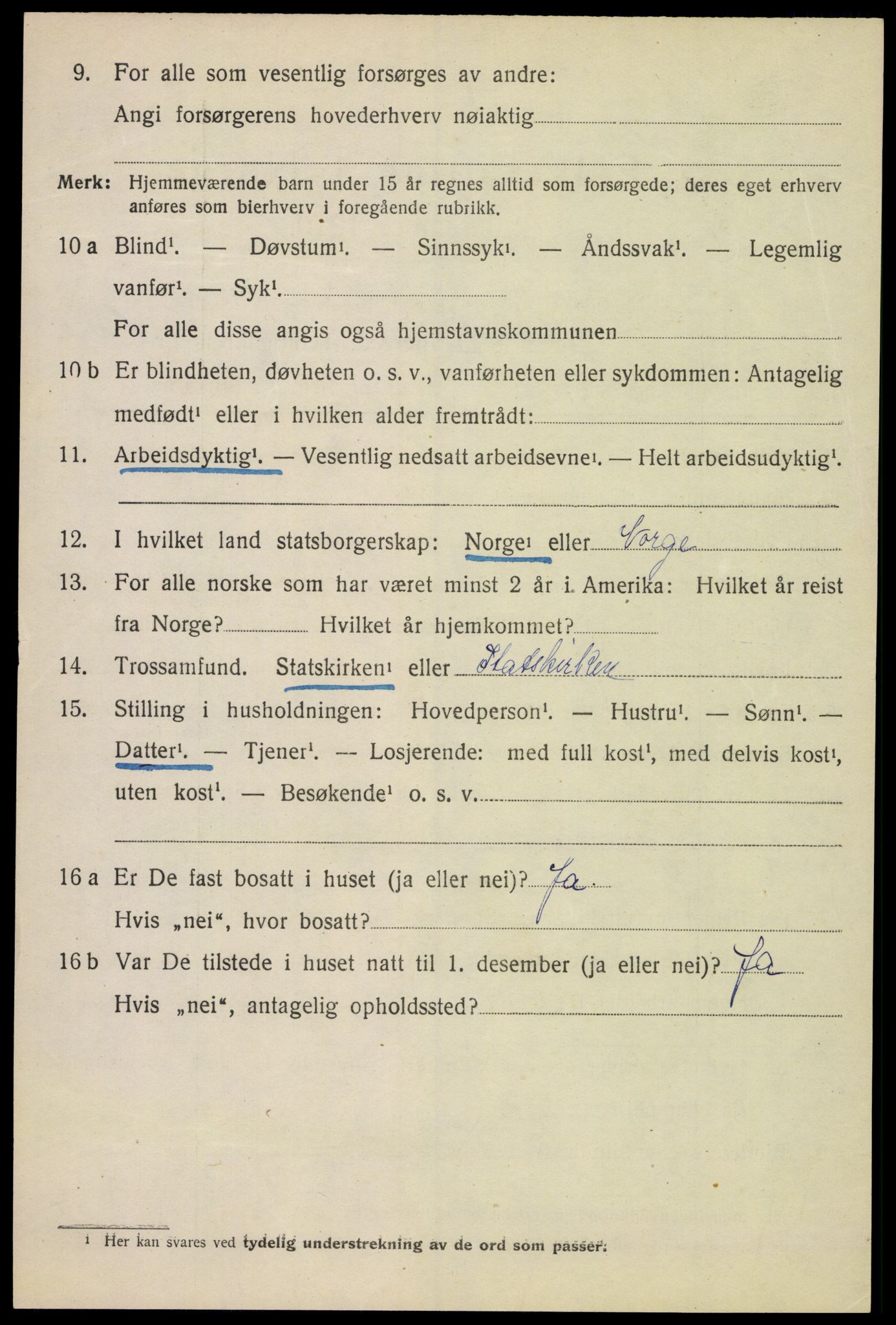 SAH, 1920 census for Vang (Hedmark), 1920, p. 19670