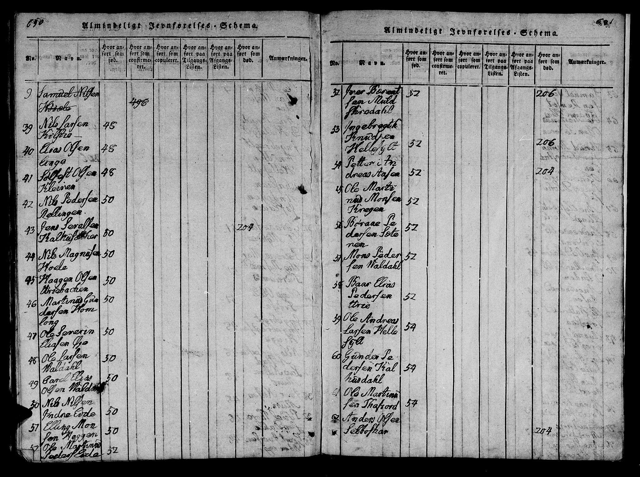 Ministerialprotokoller, klokkerbøker og fødselsregistre - Møre og Romsdal, AV/SAT-A-1454/519/L0246: Parish register (official) no. 519A05, 1817-1834, p. 692-693