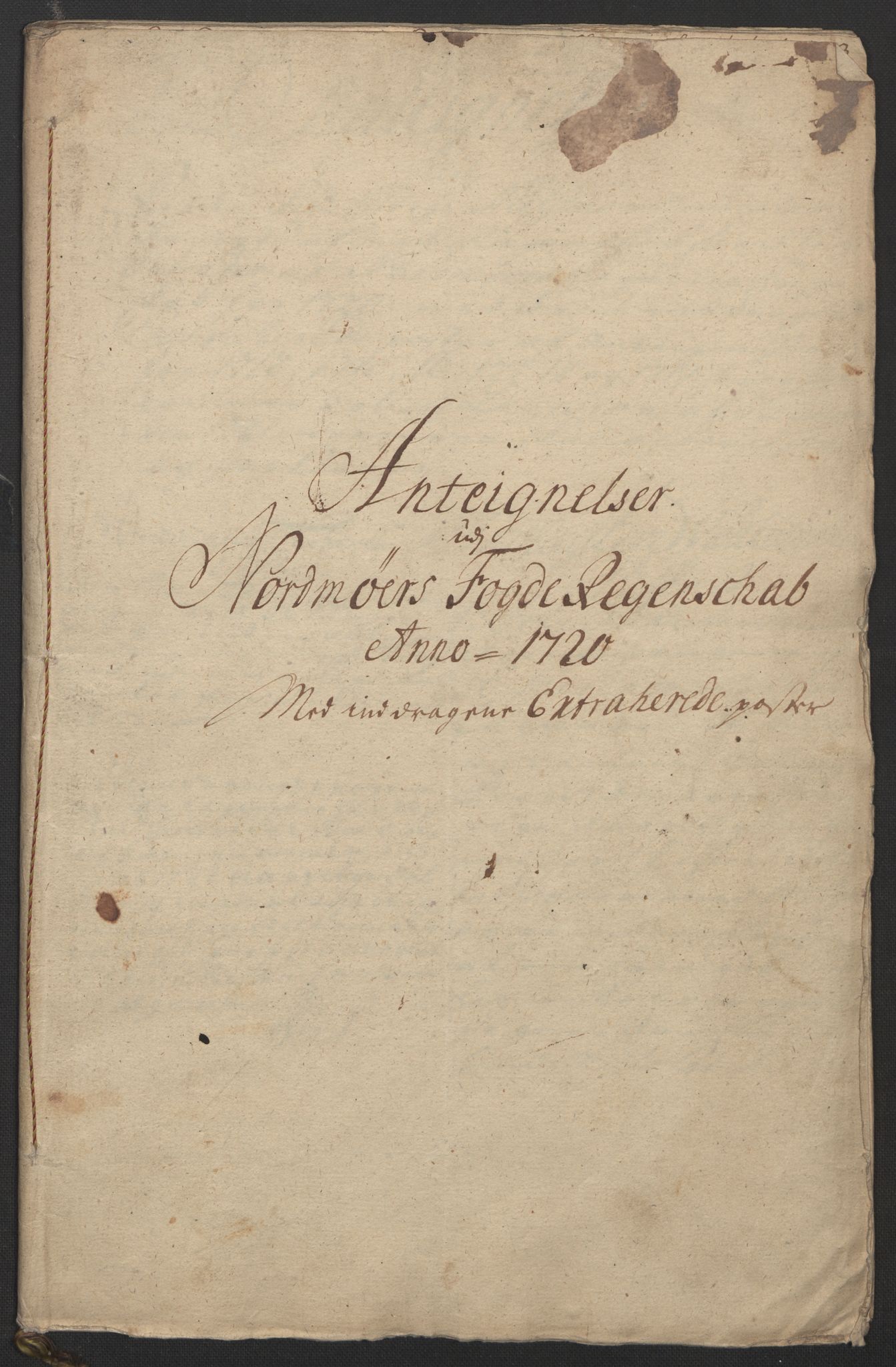 Rentekammeret inntil 1814, Reviderte regnskaper, Fogderegnskap, RA/EA-4092/R56/L3753: Fogderegnskap Nordmøre, 1720, p. 546