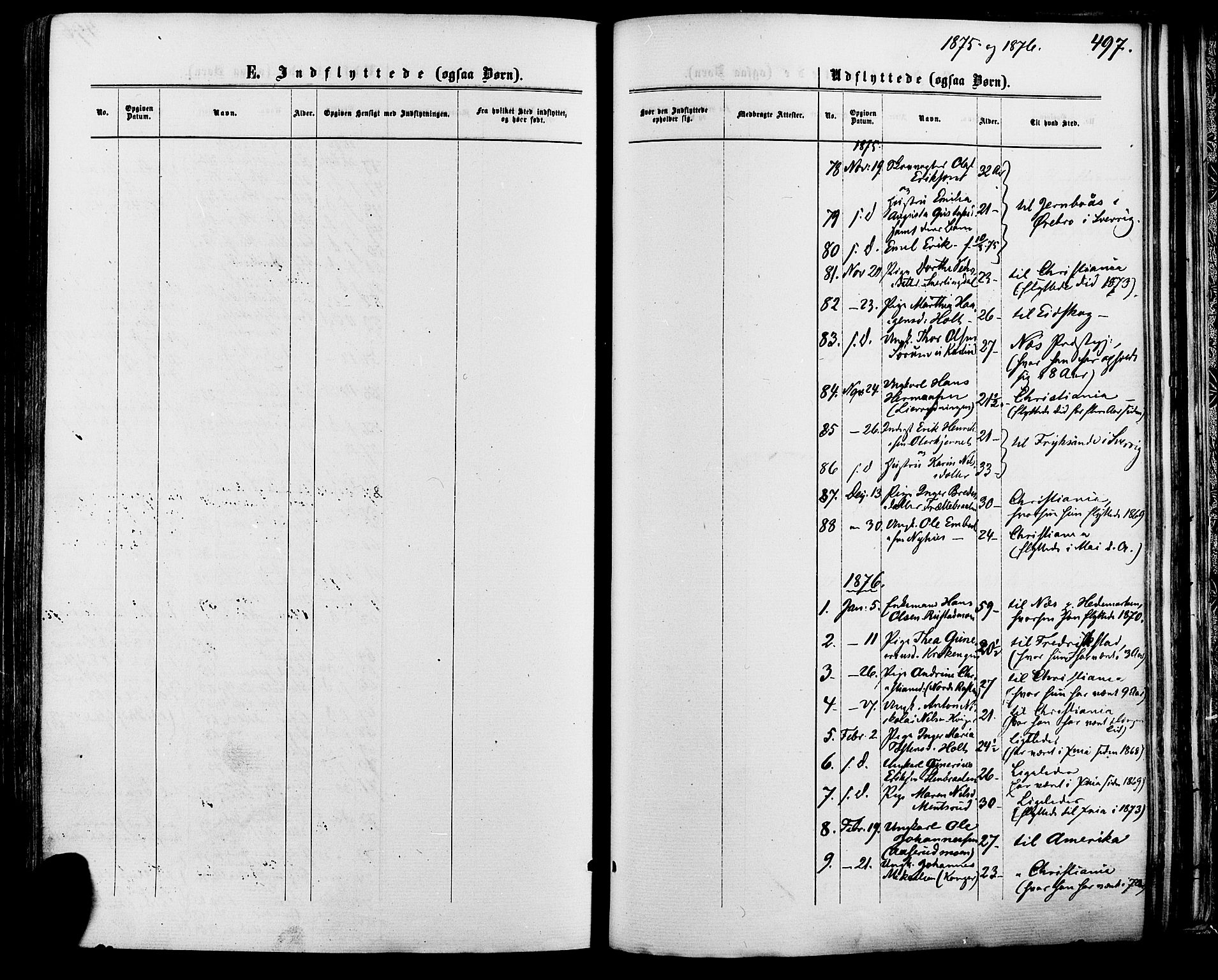 Vinger prestekontor, SAH/PREST-024/H/Ha/Haa/L0012: Parish register (official) no. 12, 1871-1880, p. 497
