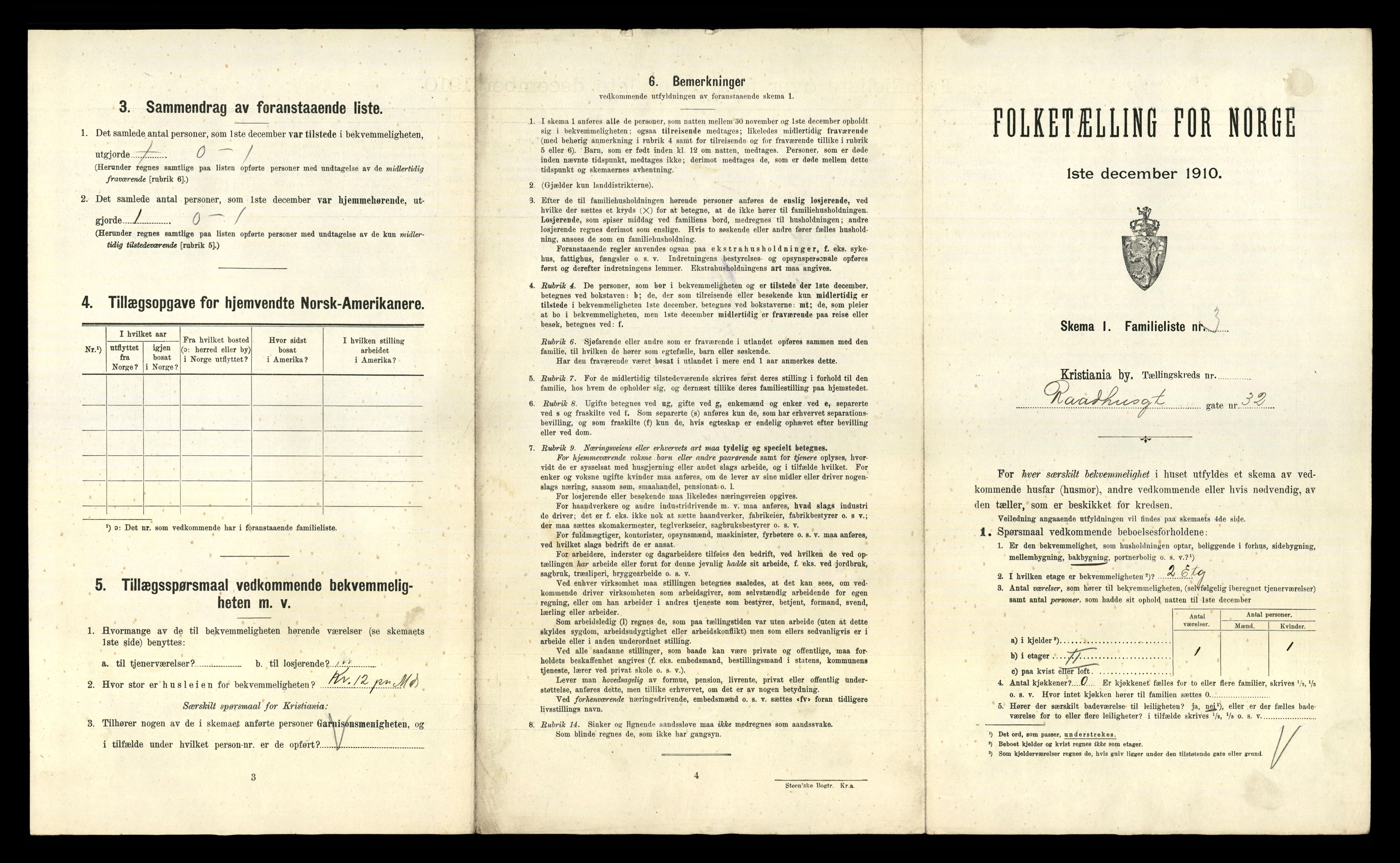 RA, 1910 census for Kristiania, 1910, p. 80121