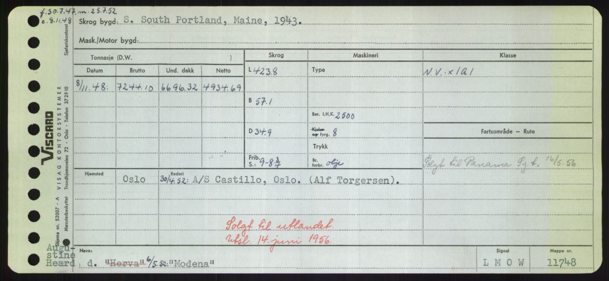 Sjøfartsdirektoratet med forløpere, Skipsmålingen, AV/RA-S-1627/H/Hd/L0025: Fartøy, Min-Mås, p. 89