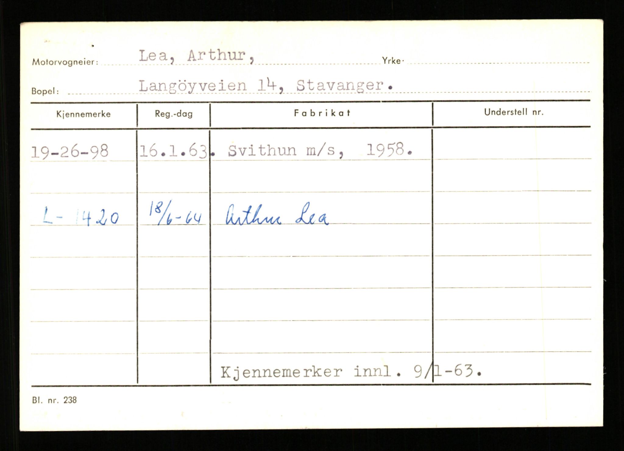 Stavanger trafikkstasjon, AV/SAST-A-101942/0/G/L0010: Registreringsnummer: 130000 - 239953, 1930-1971, p. 2193