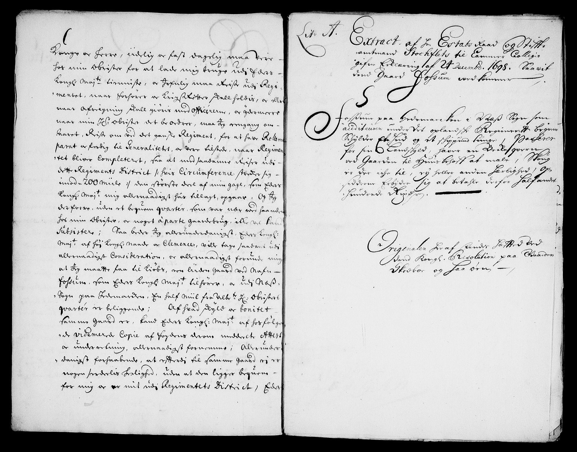 Rentekammeret inntil 1814, Realistisk ordnet avdeling, AV/RA-EA-4070/On/L0013: [Jj 14]: Forskjellige dokumenter om krongodset i Norge, 1672-1722, p. 383