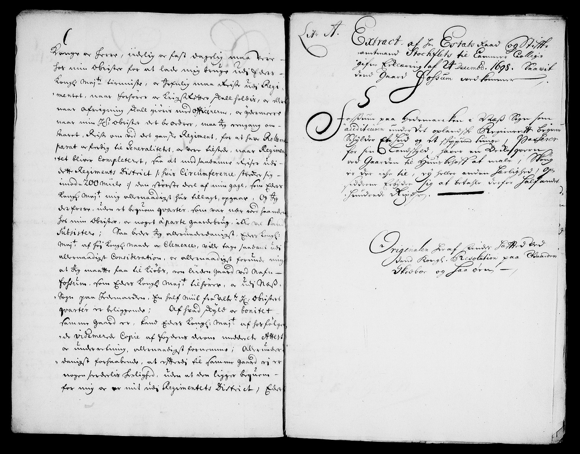 Rentekammeret inntil 1814, Realistisk ordnet avdeling, AV/RA-EA-4070/On/L0013: [Jj 14]: Forskjellige dokumenter om krongodset i Norge, 1672-1722, p. 383