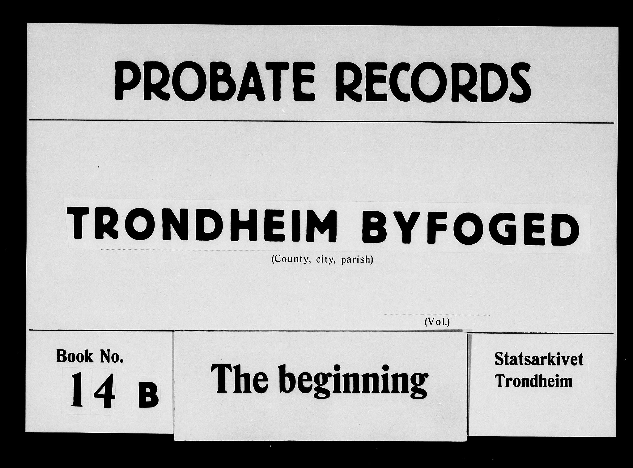 Trondheim byfogd, AV/SAT-A-0003/1/3/3A/L0017: Skifteprotokoll - gml.nr.14b. (m/ register), 1751-1753