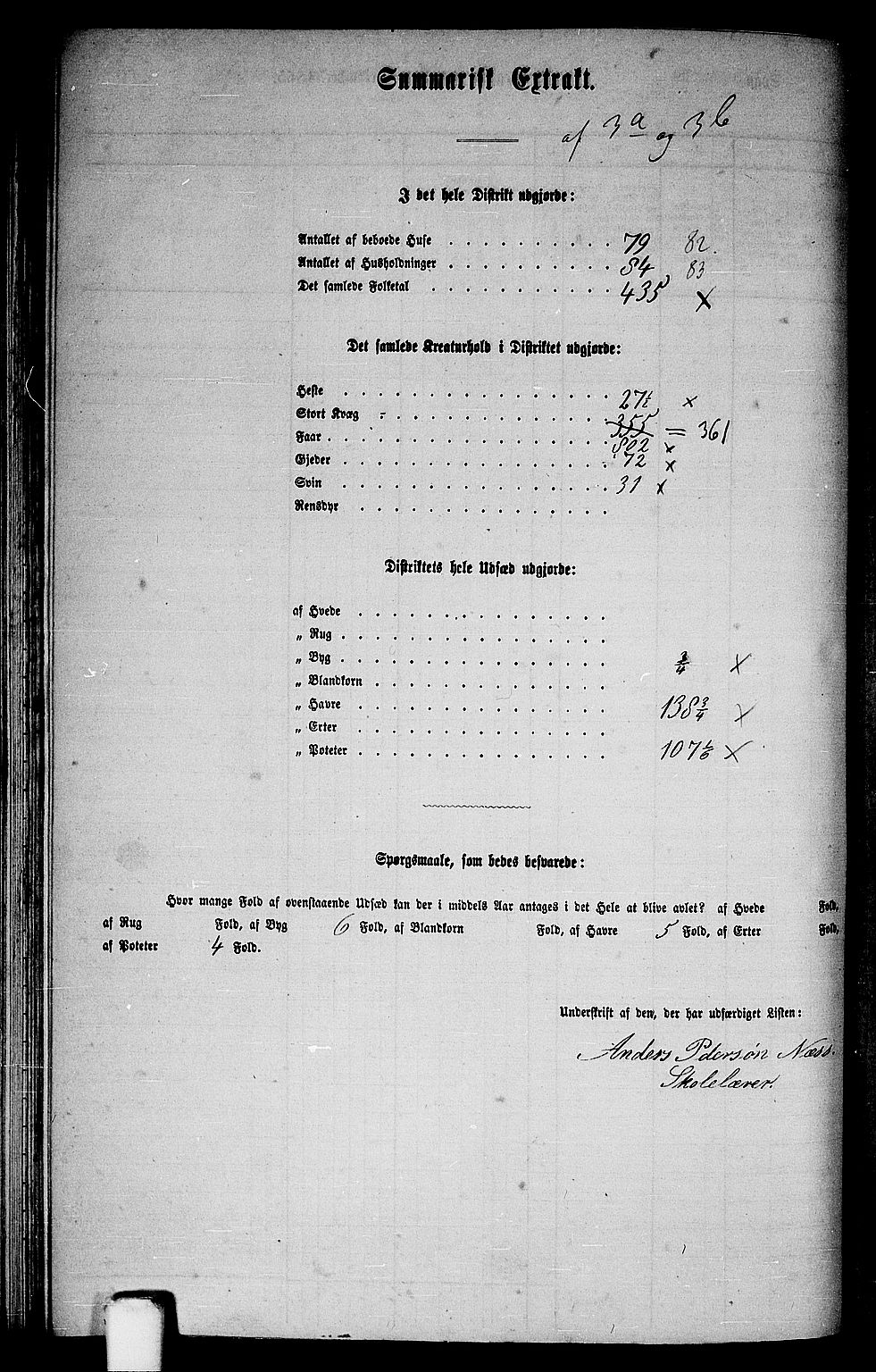 RA, 1865 census for Strandebarm, 1865, p. 67