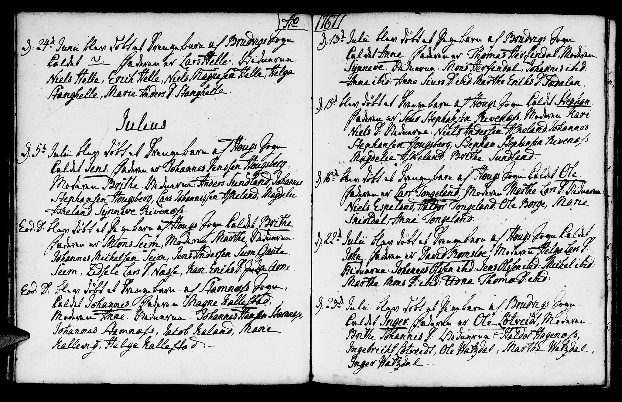 Haus sokneprestembete, AV/SAB-A-75601/H/Haa: Parish register (official) no. A 8, 1754-1769, p. 113