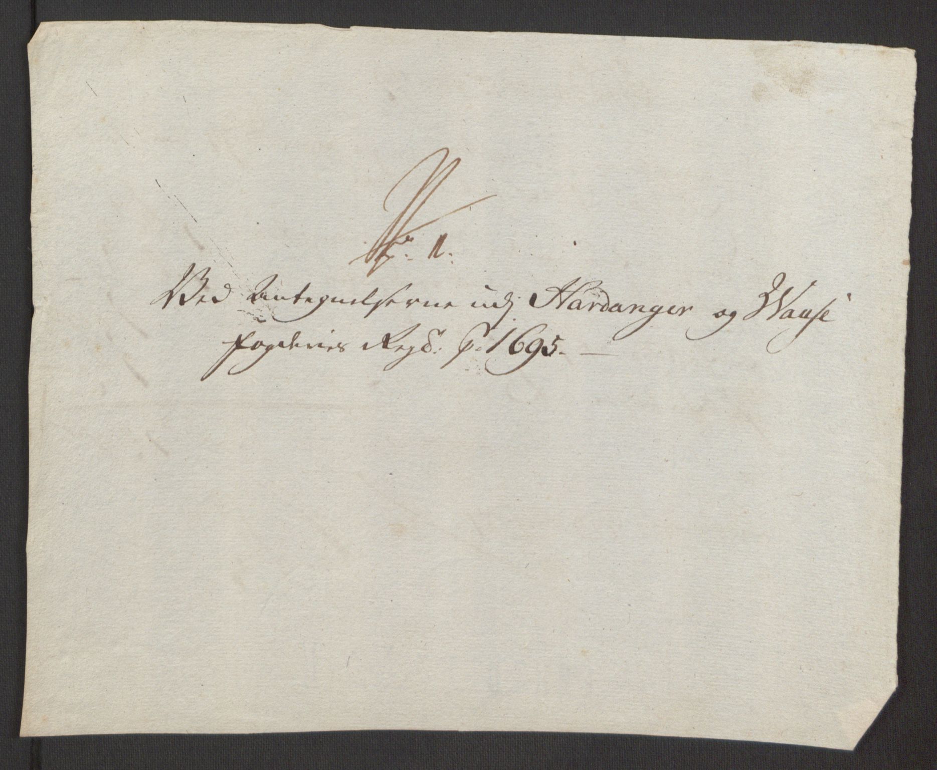 Rentekammeret inntil 1814, Reviderte regnskaper, Fogderegnskap, RA/EA-4092/R48/L2976: Fogderegnskap Sunnhordland og Hardanger, 1695-1696, p. 214