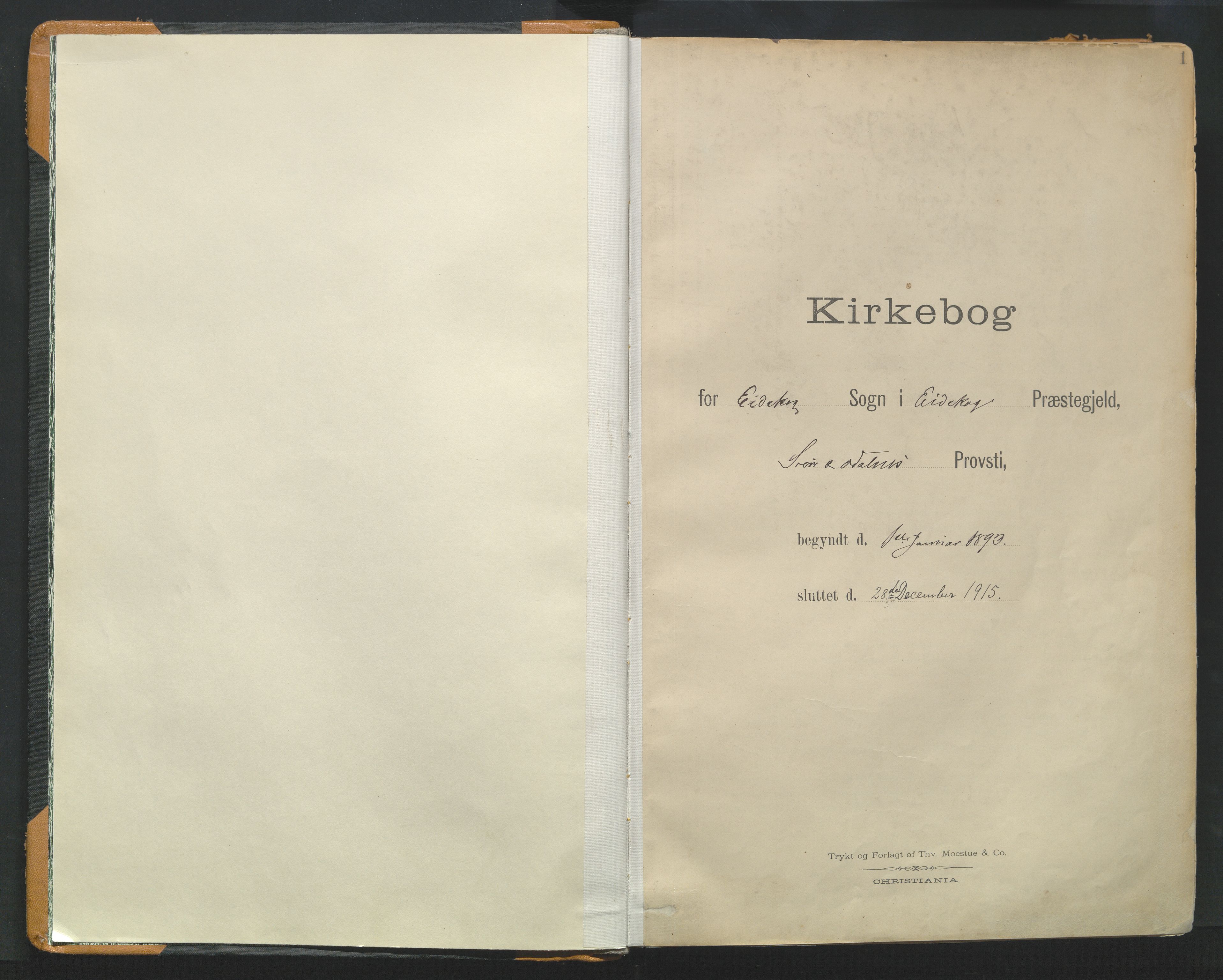 Eidskog prestekontor, AV/SAH-PREST-026/H/Ha/Haa/L0006: Parish register (official) no. 6, 1893-1916