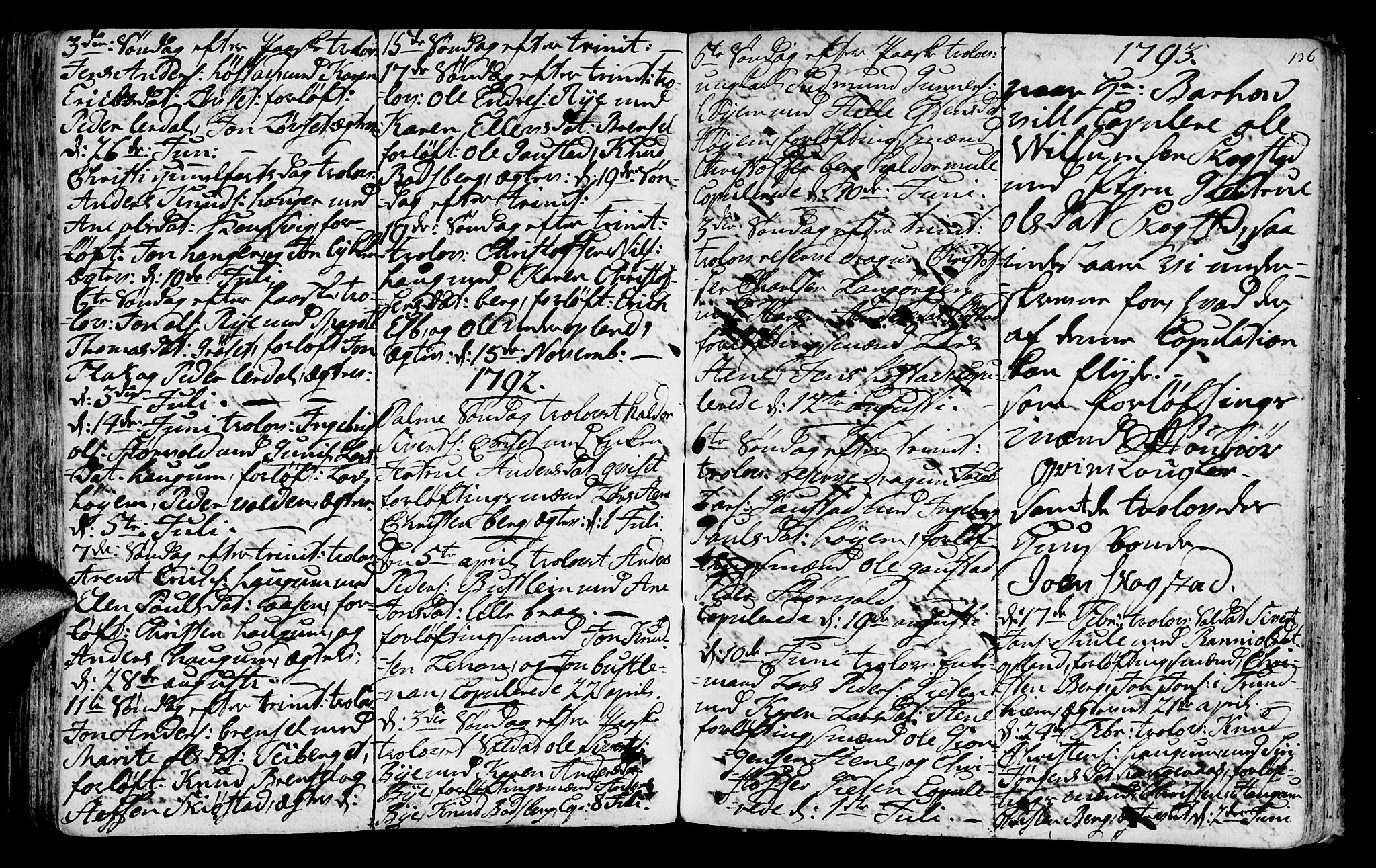 Ministerialprotokoller, klokkerbøker og fødselsregistre - Sør-Trøndelag, SAT/A-1456/612/L0370: Parish register (official) no. 612A04, 1754-1802, p. 136